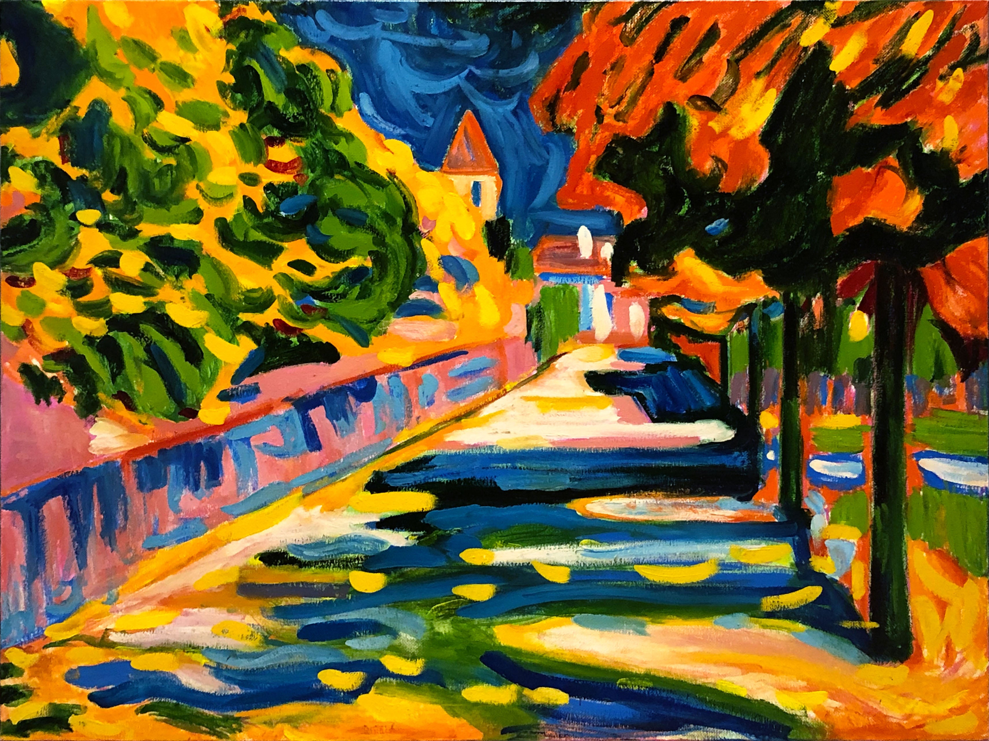 Reproducción de Kandinsky - Otoño en Baviera