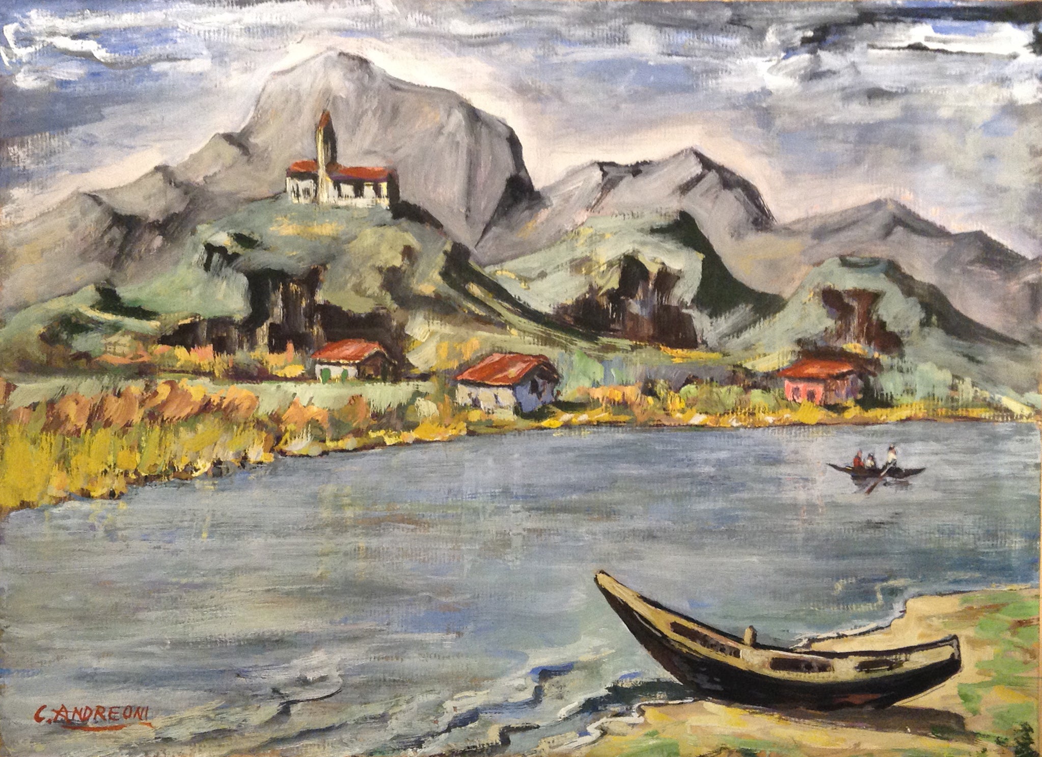 Cesare Andreoni - On the Adda
