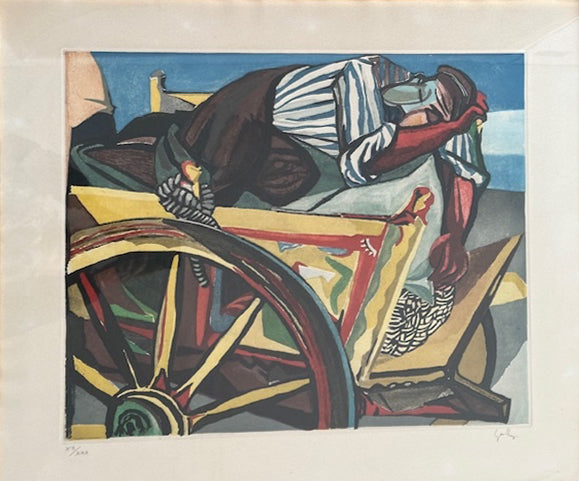 Renato Guttuso - Sleeping Carter