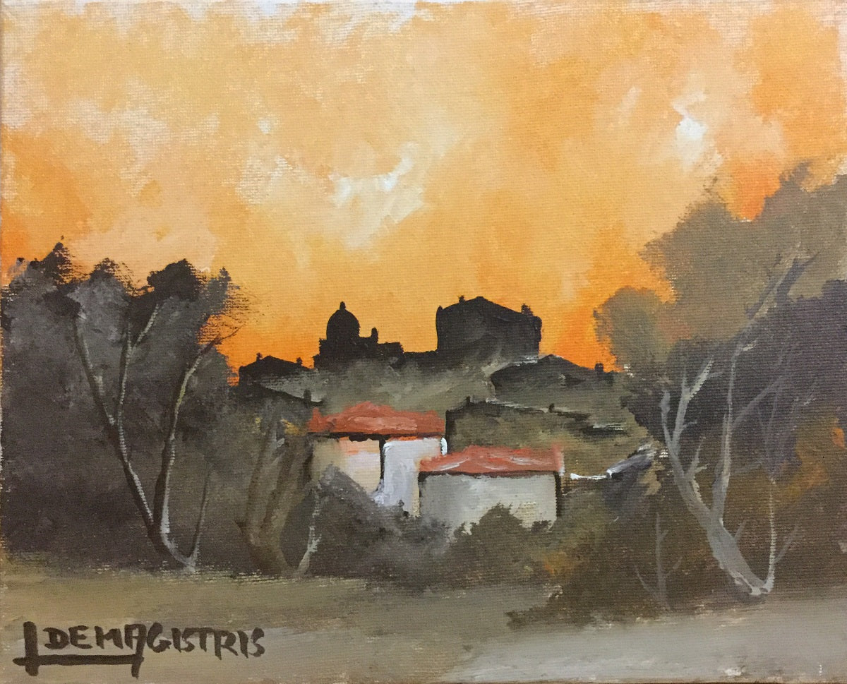 Leonardo De Magistris - Paisaje del Lacio