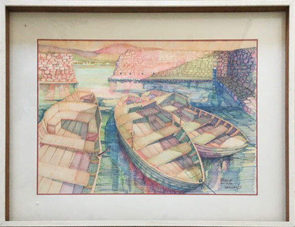 Brioschi - Three Boats at Dawn