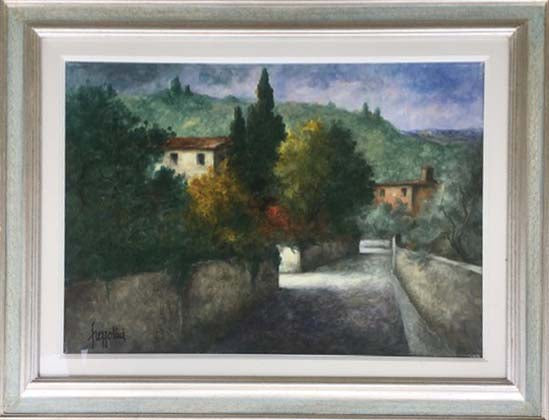 Gianfranco Frezzolini - Campagna toscana - Olio su tela