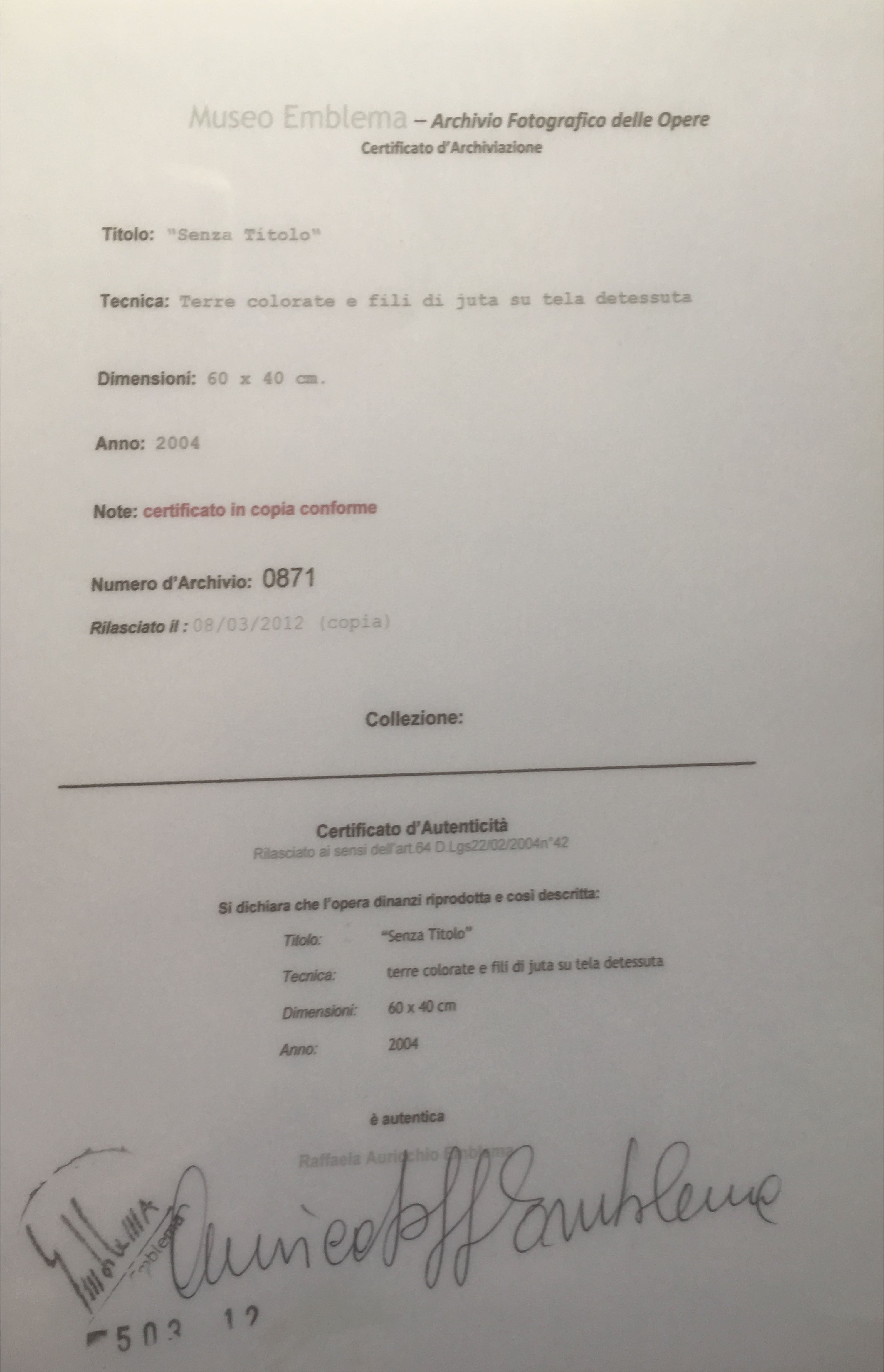 Salvatore Emblema - Sin título