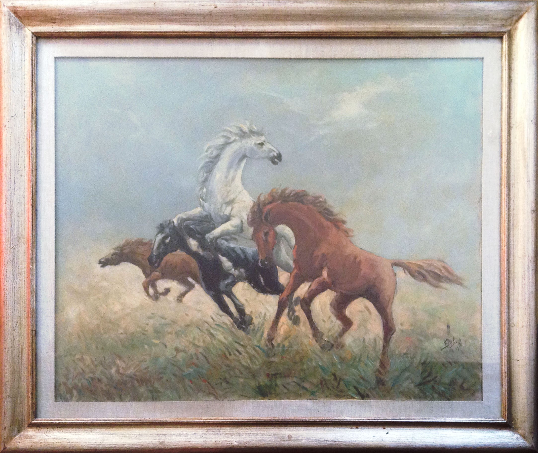 Salvatore Miglietta - Caballos al galope