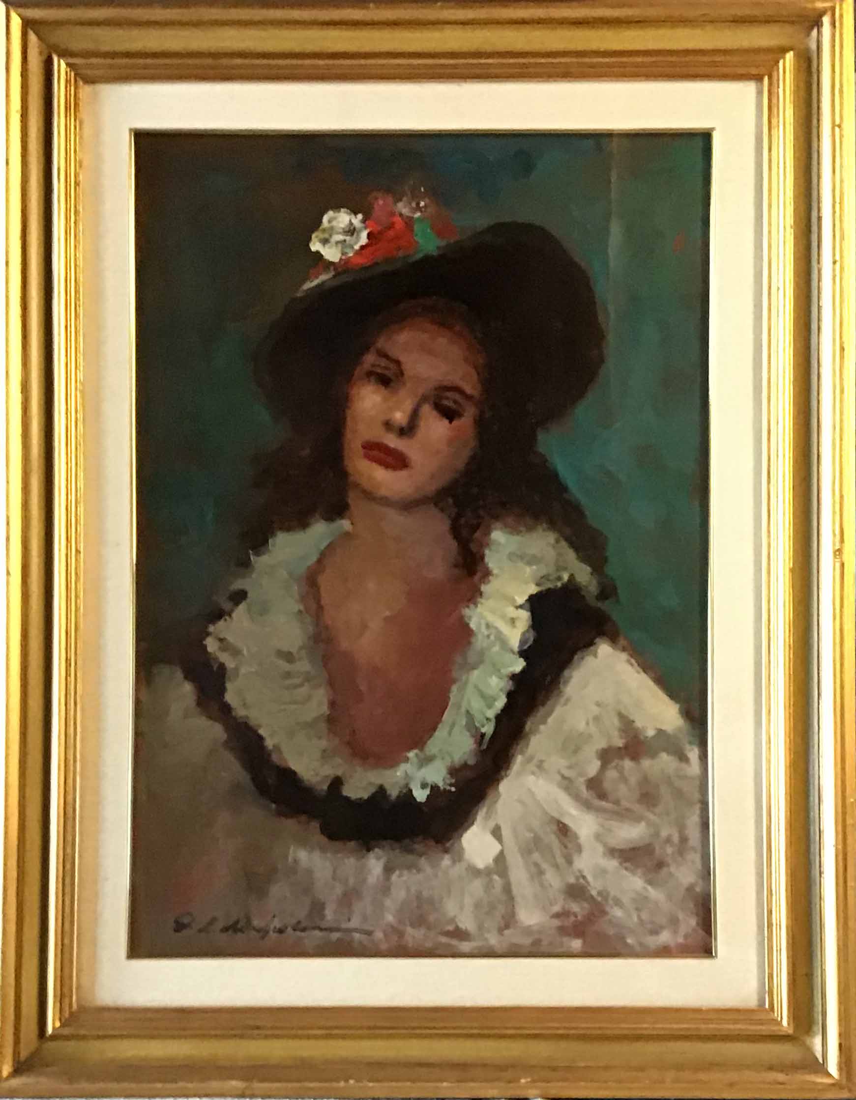 Osman Lorenzo De Scolari - Figure with Hat