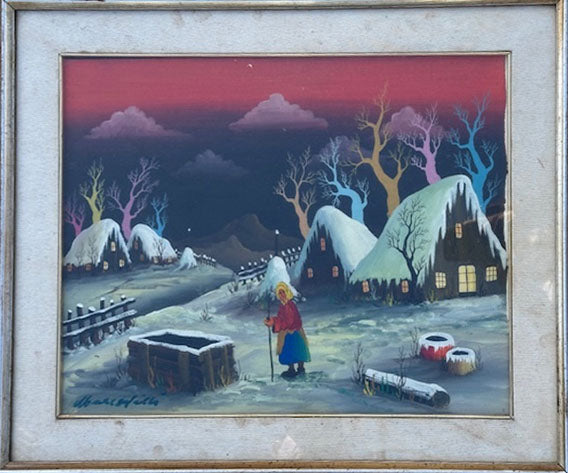 Unknown Artist - Untitled (Naive Landscape)