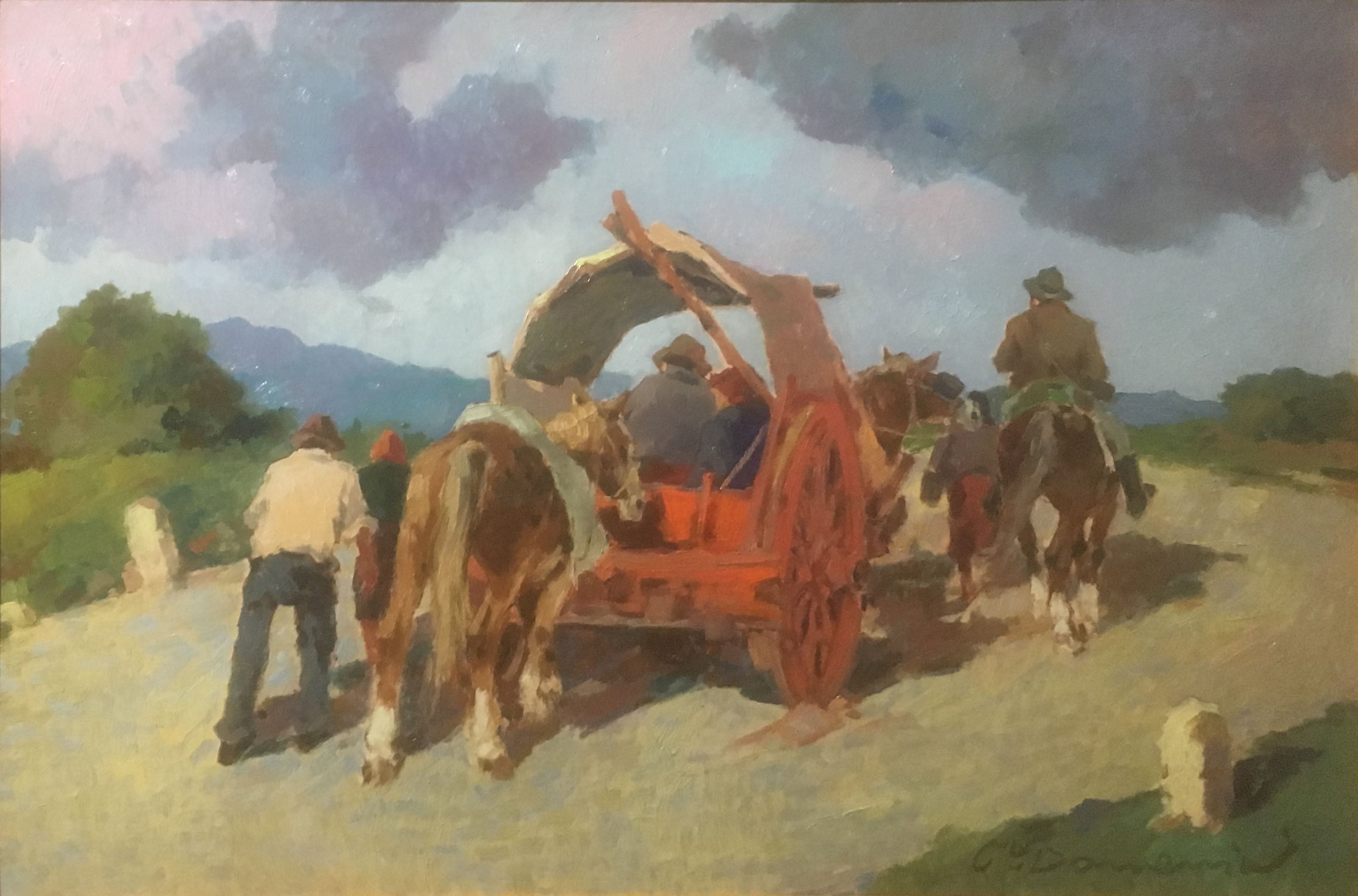 Carlo Domenici - Ritorno dal mercato