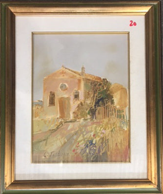 Lucio Trabucco (attribuito a) - Chiesa a Saccagnana