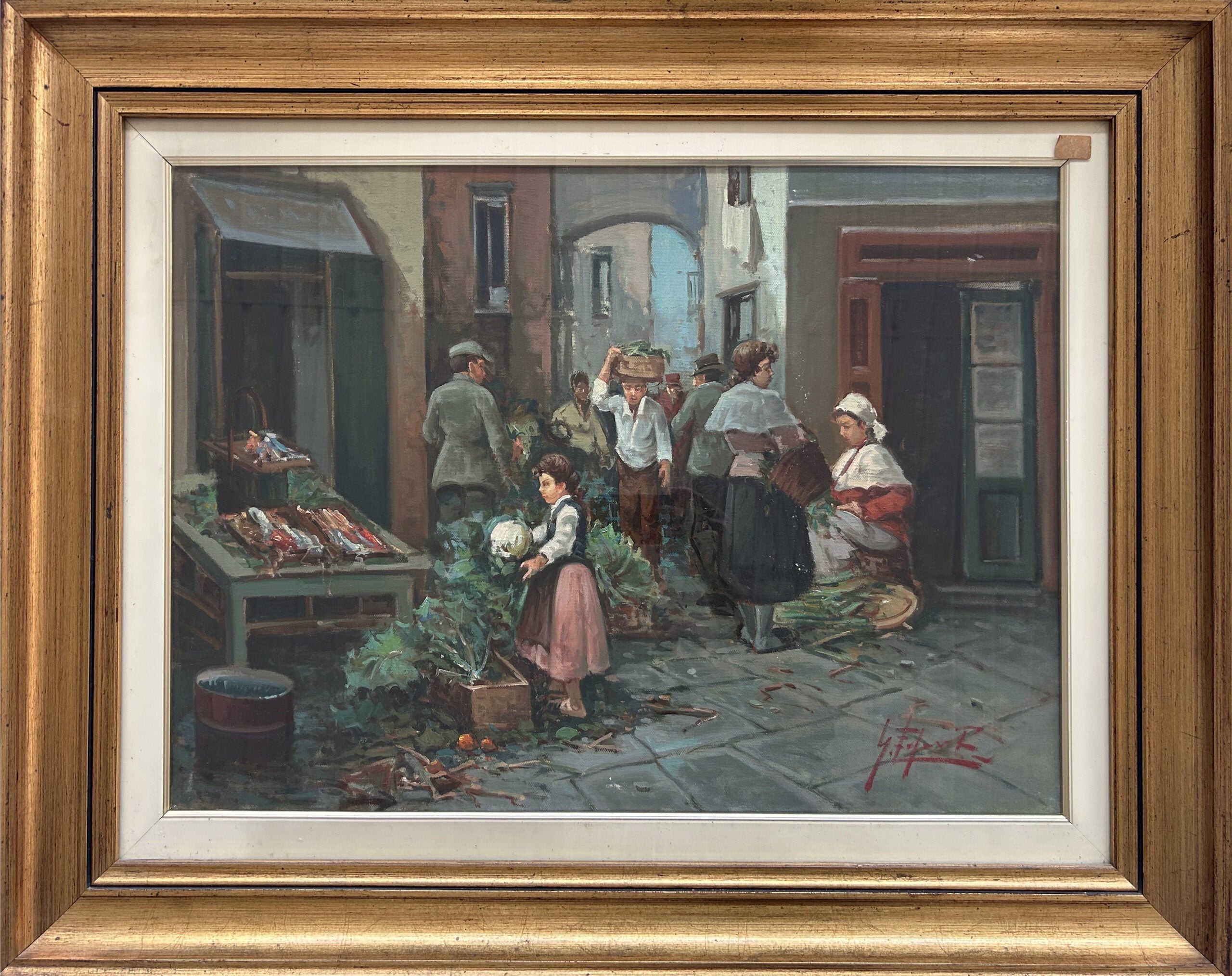 Giuseppe Esposito - Senza titolo (scena di genere)