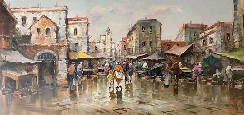Antonio De Vity - Naples Market
