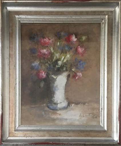 Fiori, tecnica mista di Sergio Scatizzi
