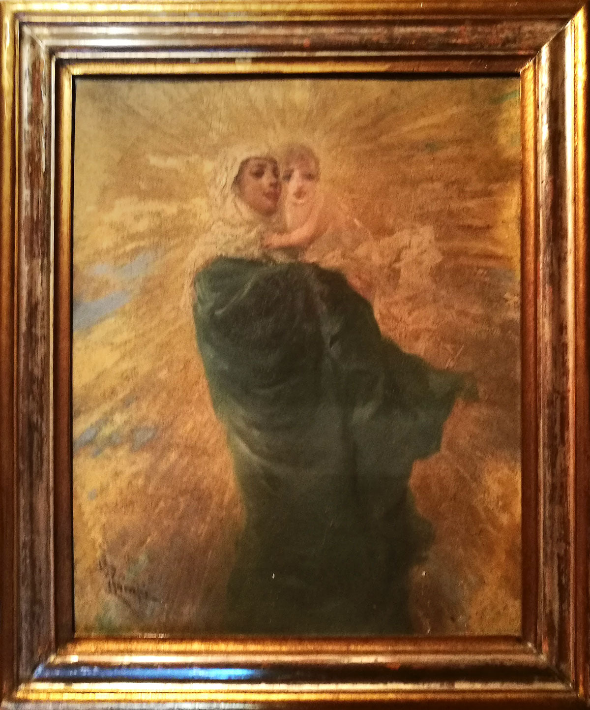 Giacomo Campi - Virgen con sol radiante y niño