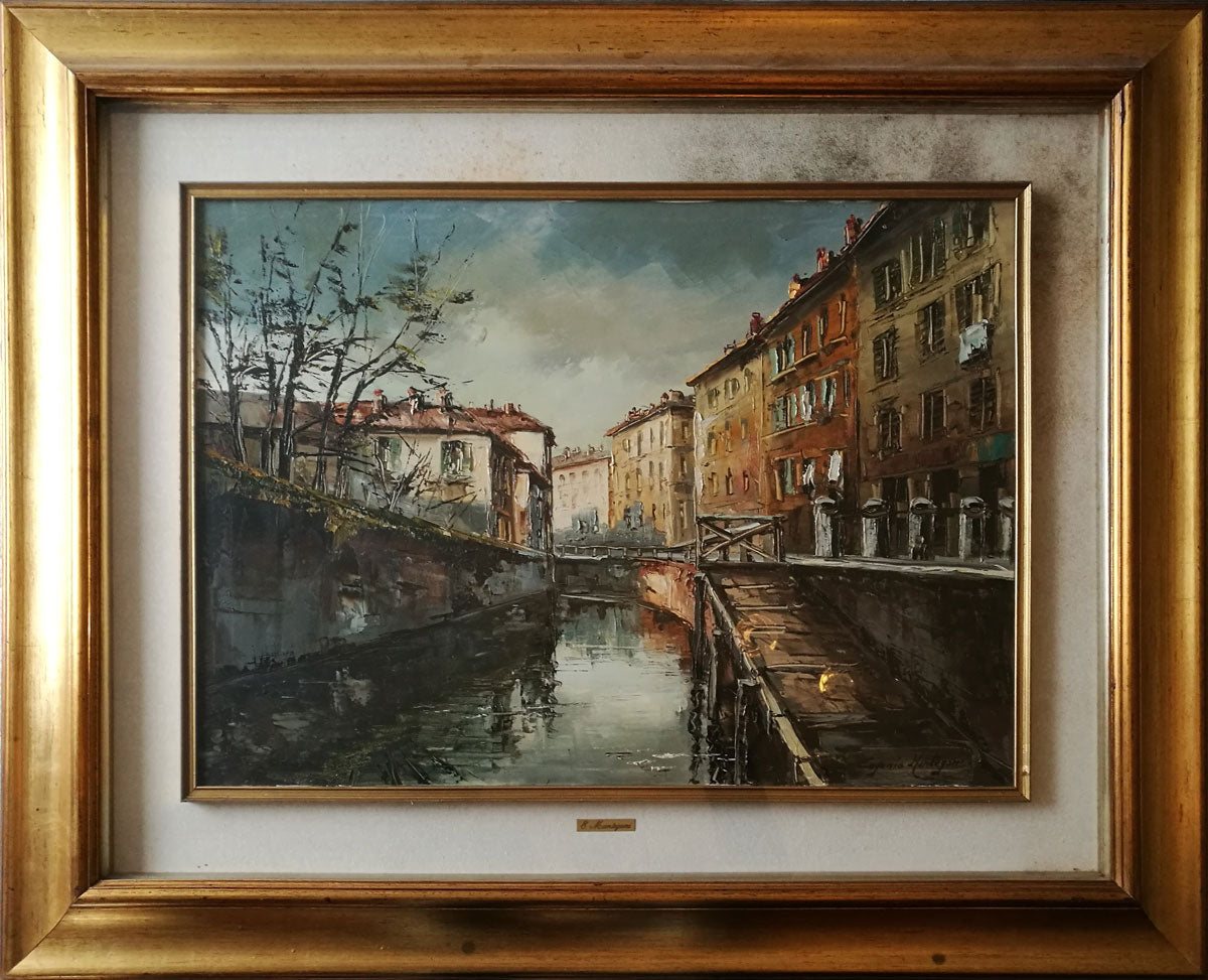 Eugenio Mantegani - Il naviglio grande