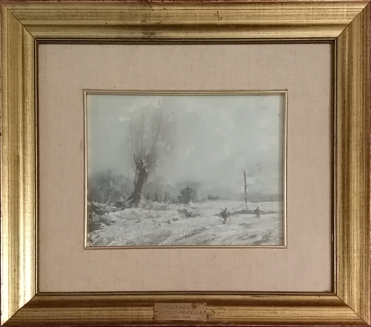 Attilio Pratella - Paesaggio Invernale