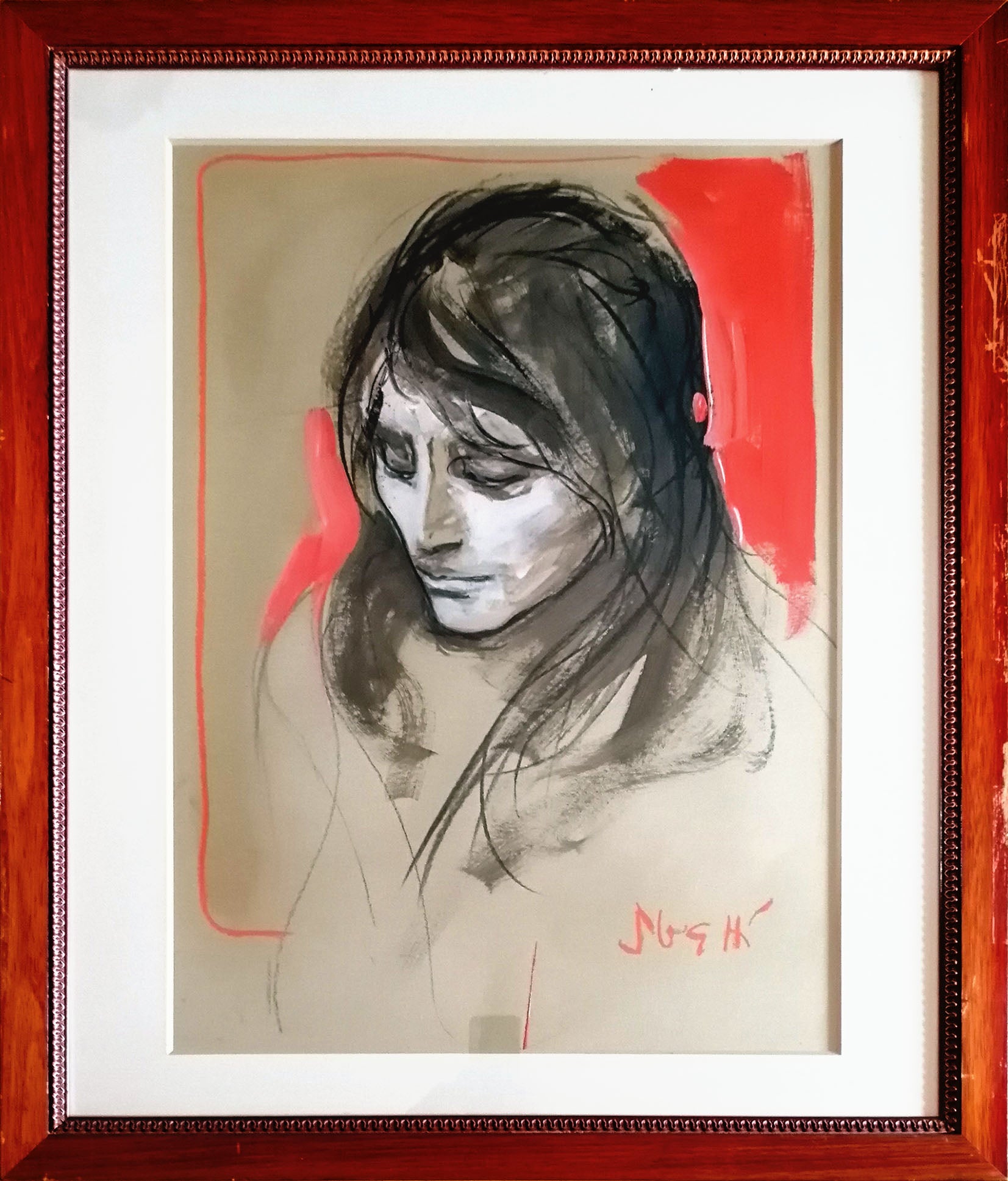 Alberto Sughi - Volto di donna