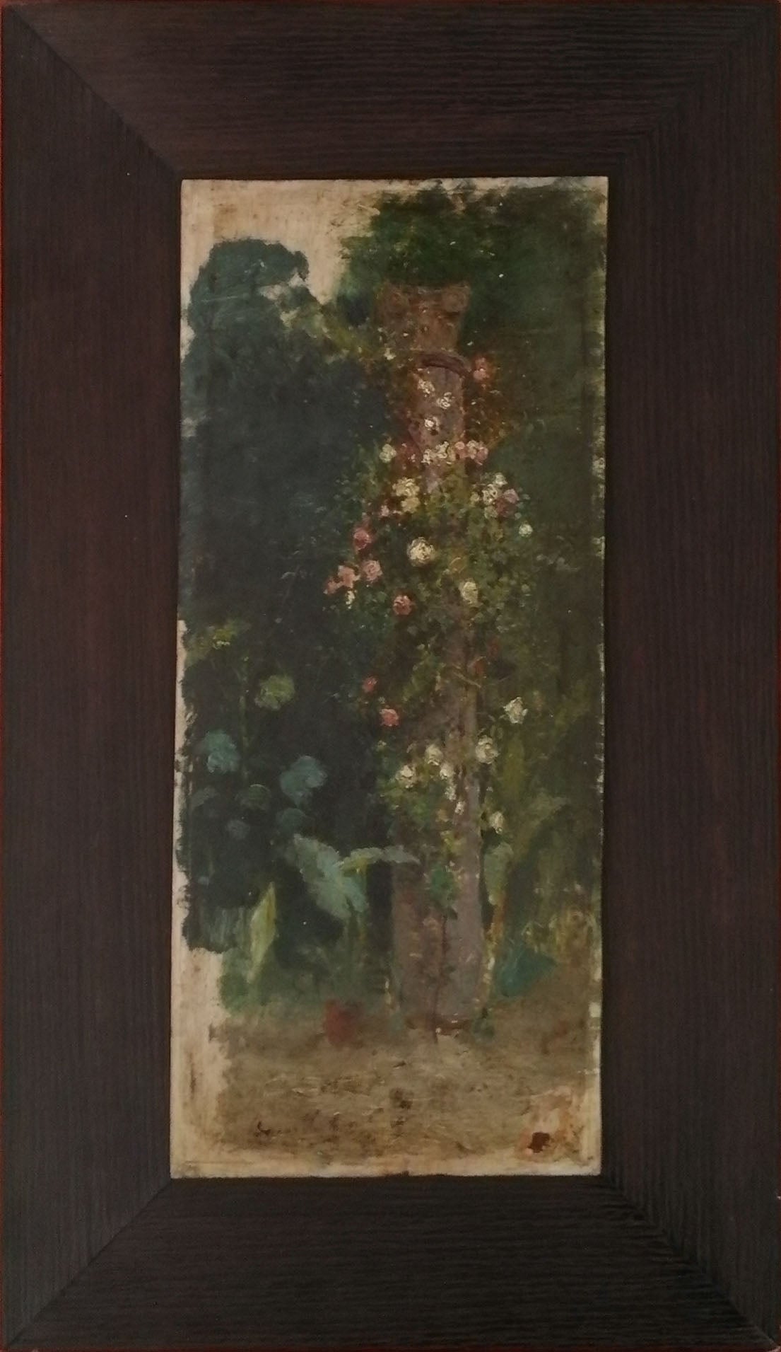 Rubens Santoro - Columna con rosas