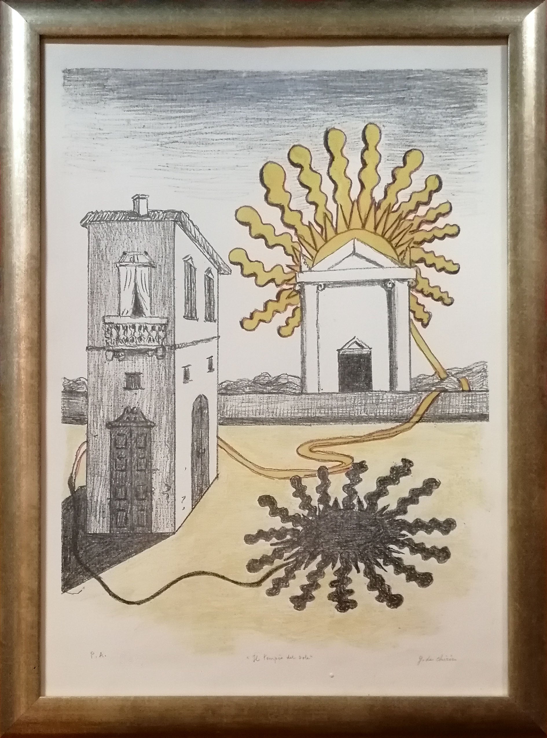 Giorgio De Chirico - Temple of the Sun