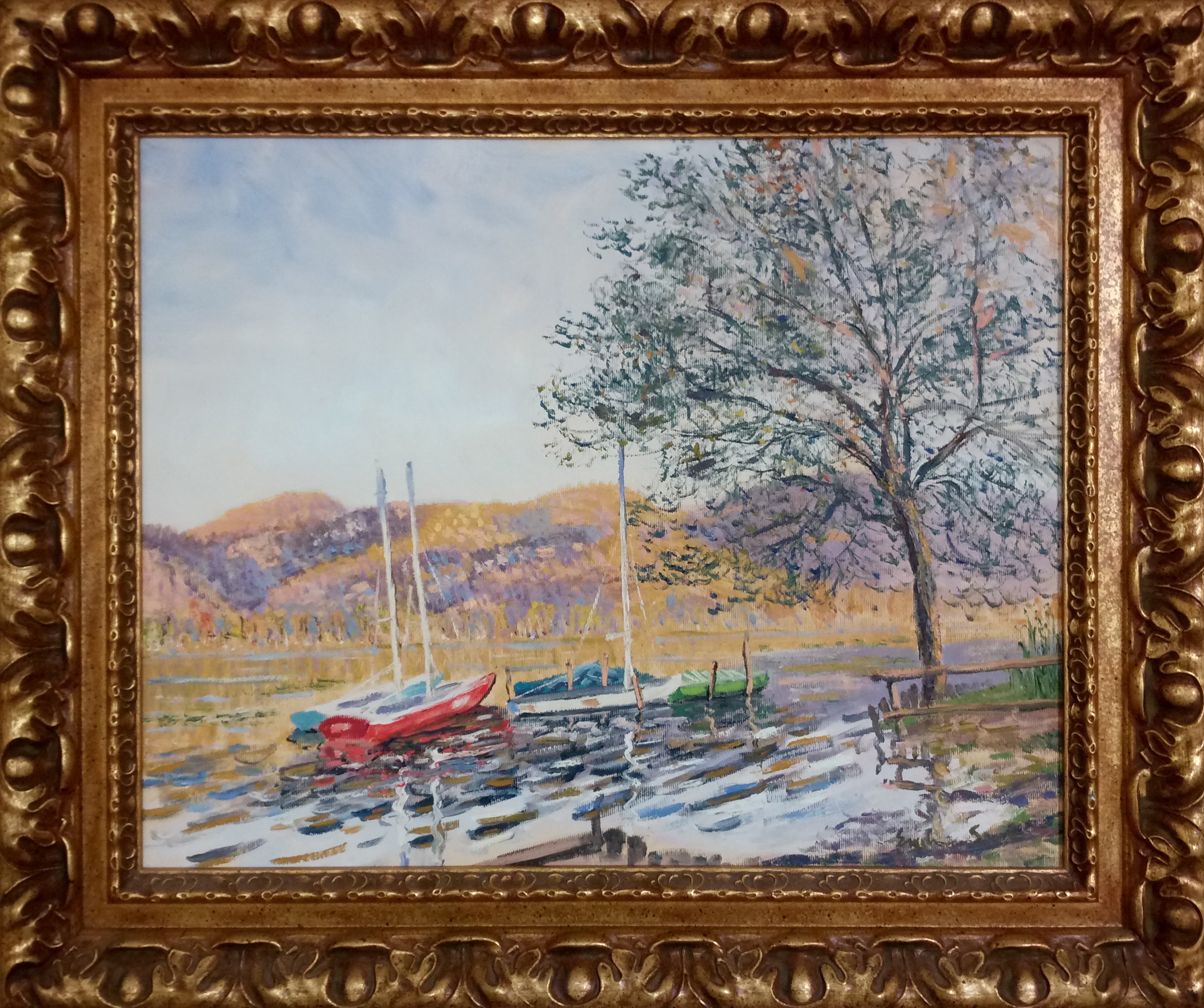 Emiliano Segato - Barcos en el lago Fimon