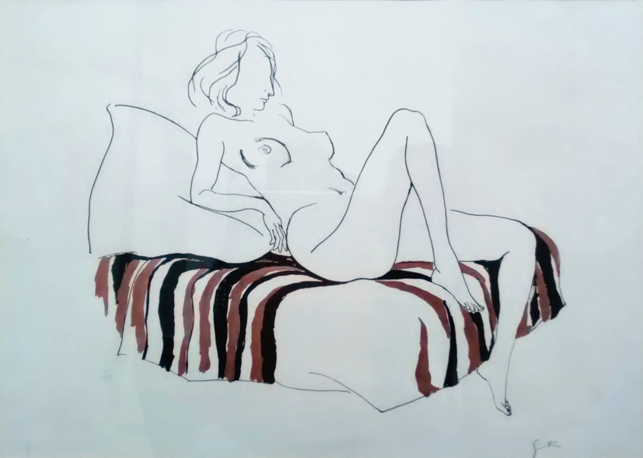 Renato Guttuso - Female Nude