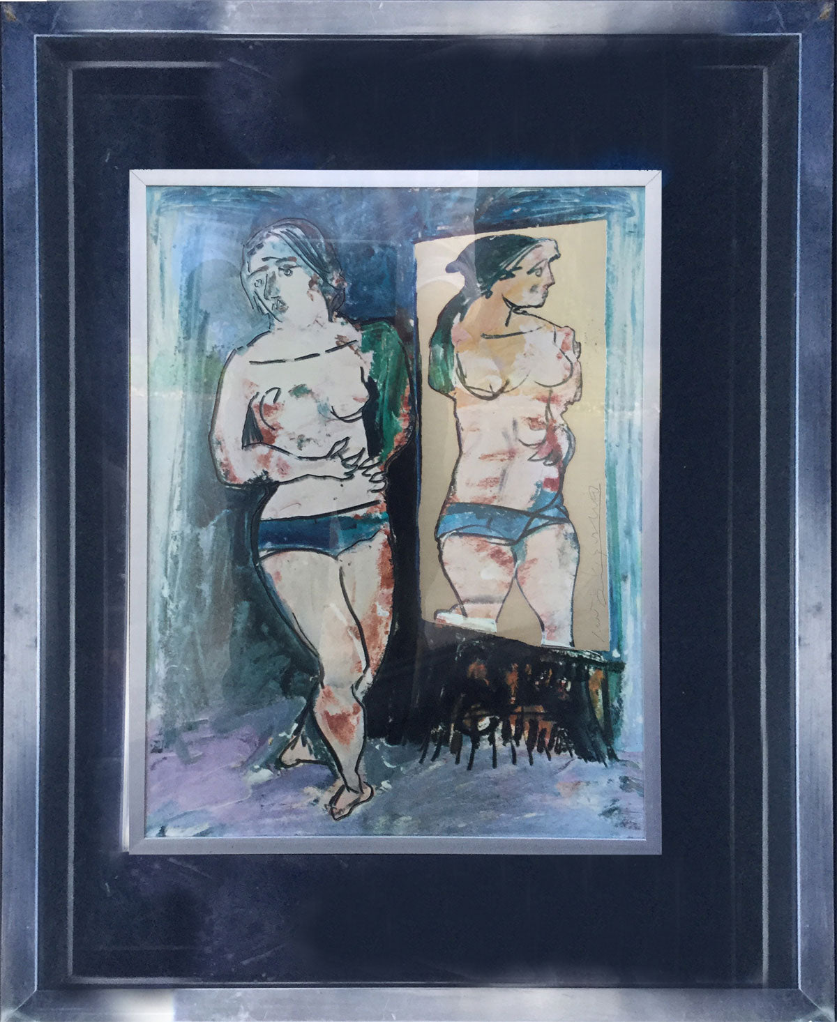 Santiago Cogorno - Desnudo en el espejo