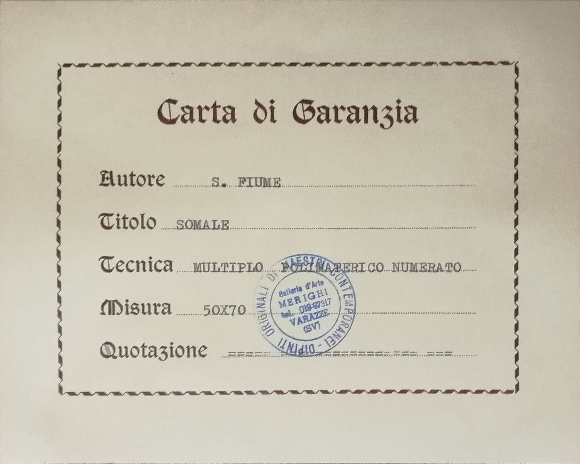 Salvatore Fiume - Somale