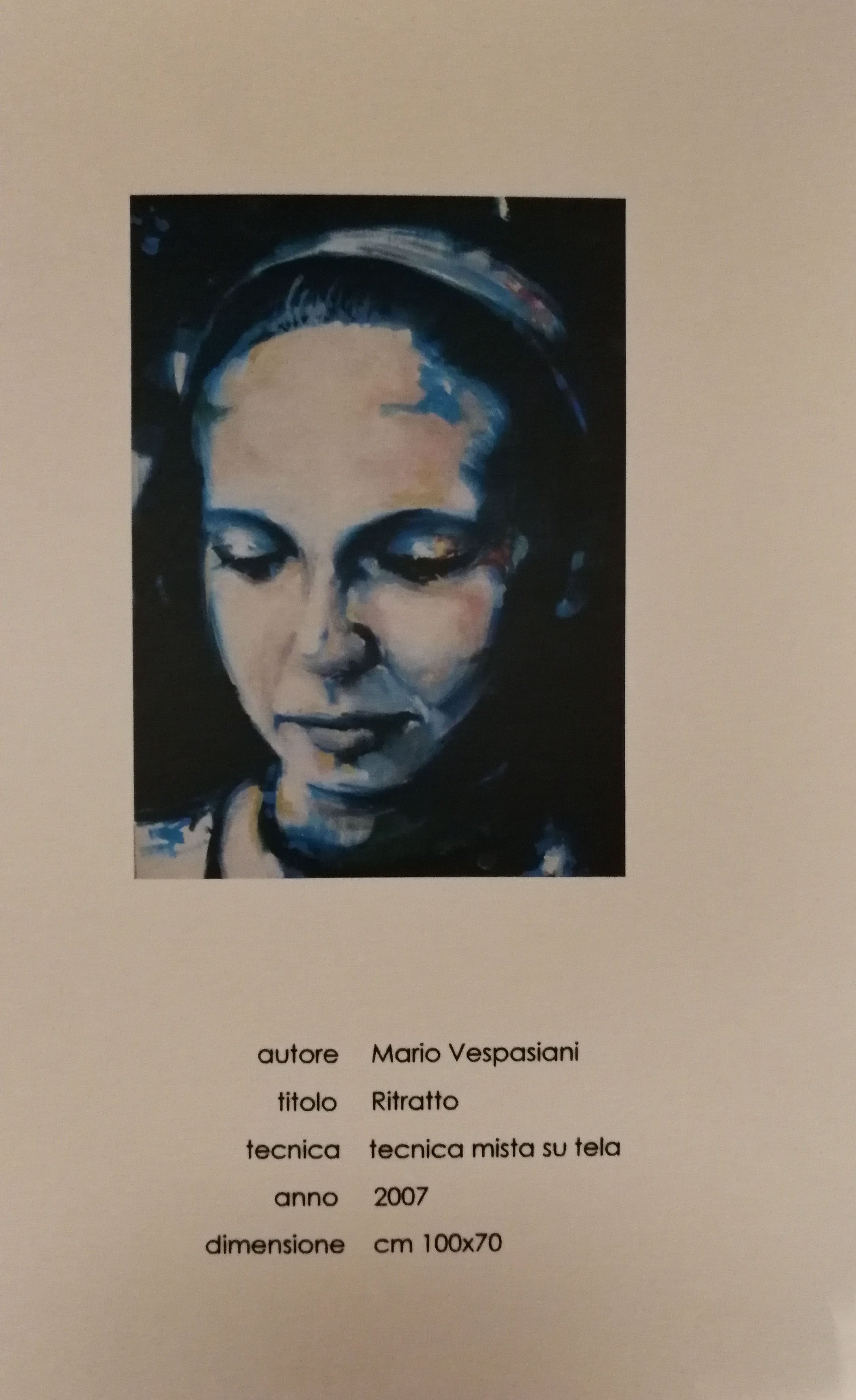 Mario Vespasiani - Ritratto