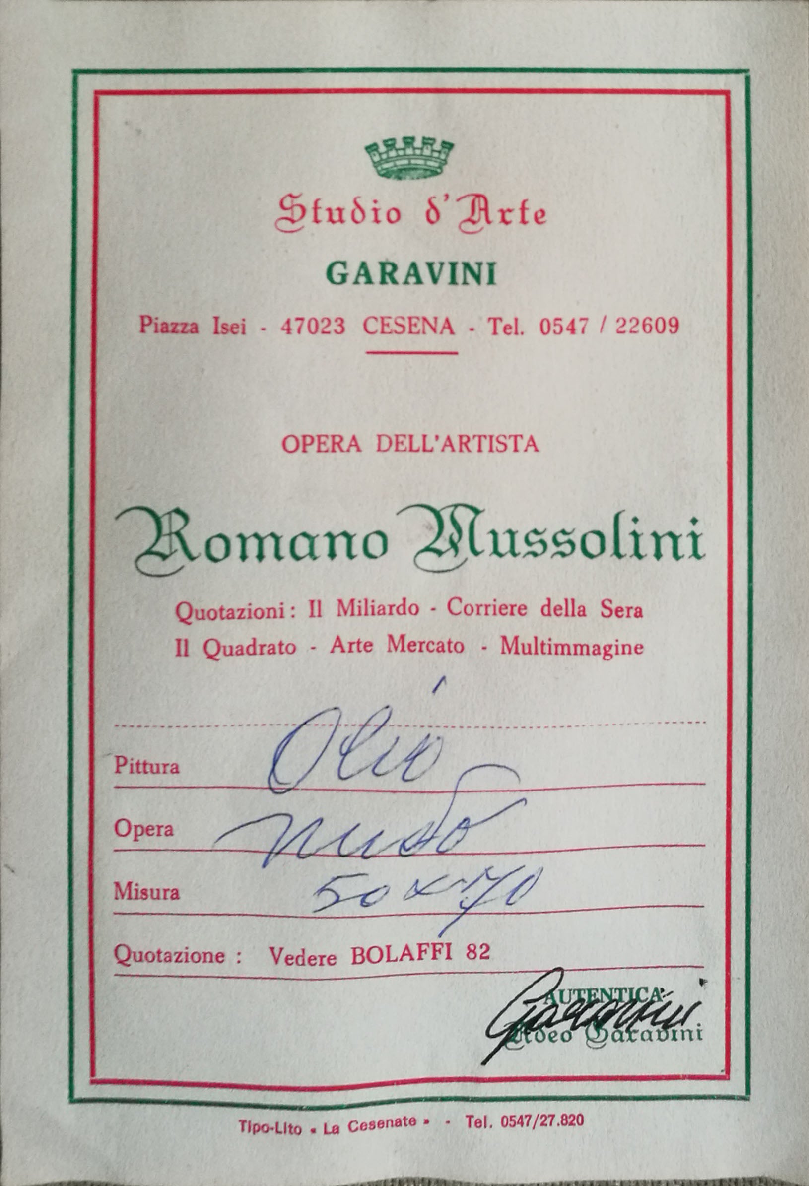 Romano Mussolini - Mujer desnuda