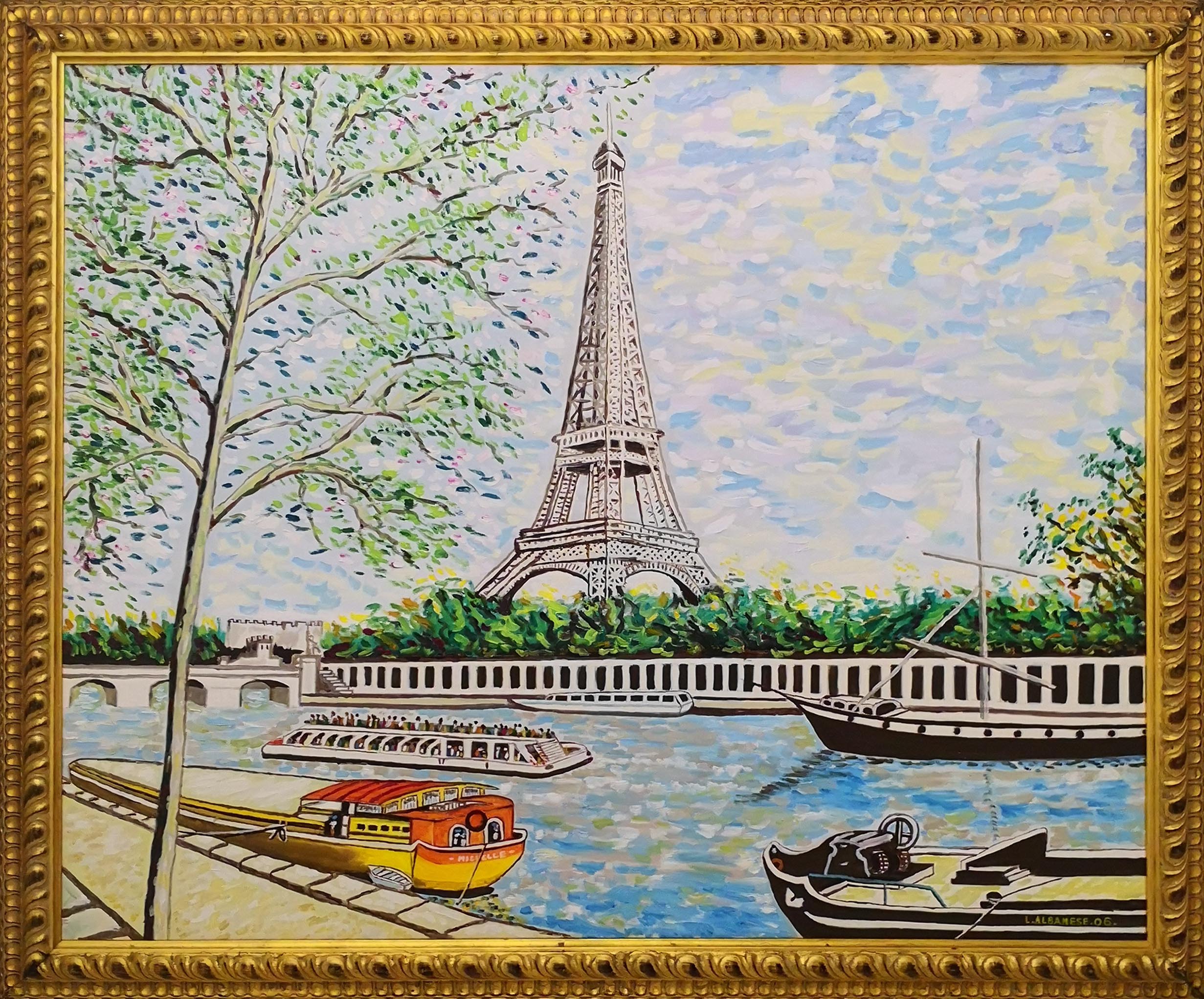 Leonardo Albanese - Paris tour Eiffel  e bateaux moches