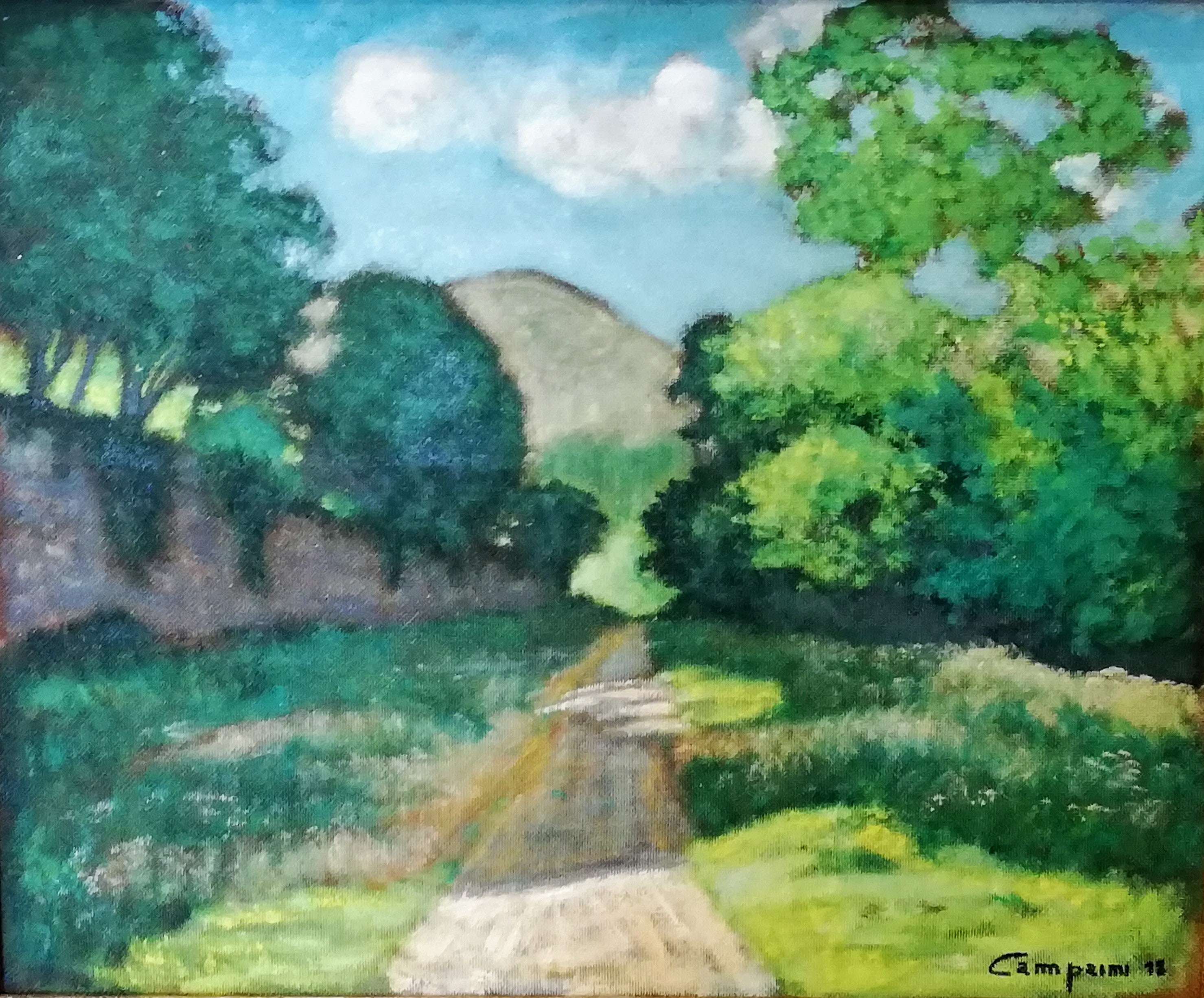 Luca Campaini - Prato, camino a lo largo del Bisenzio