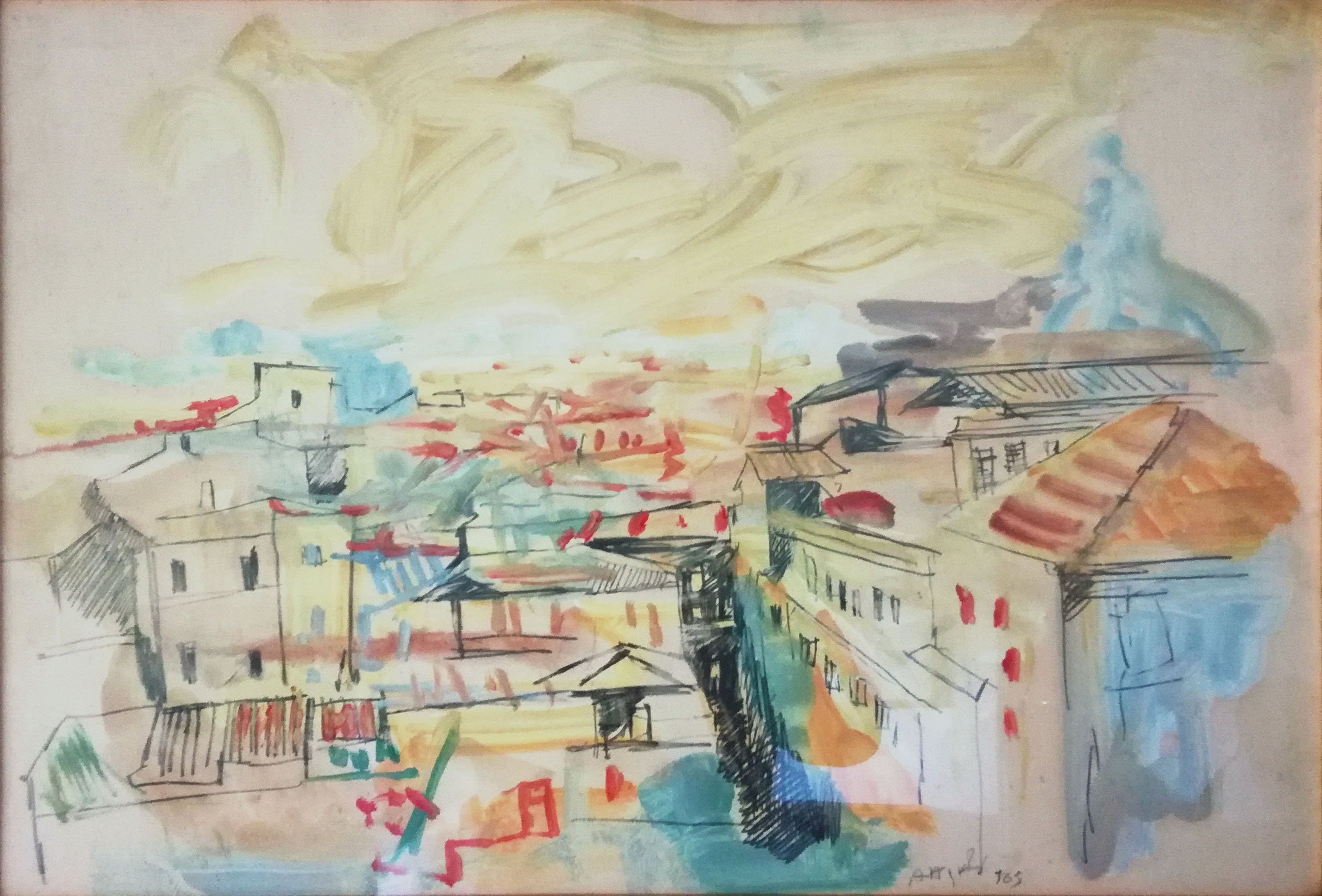 Ugo Attardi - Landscape