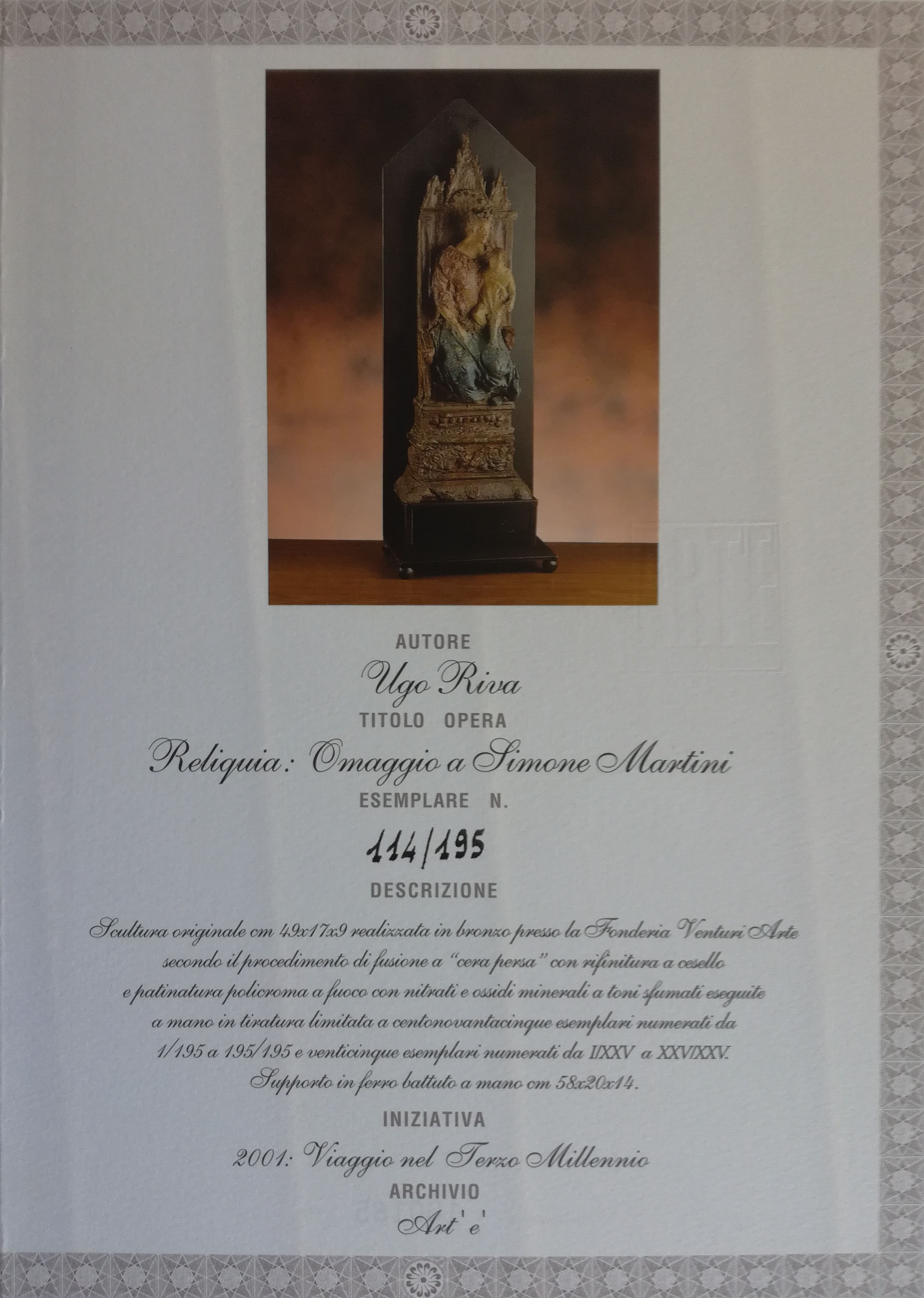 Ugo Riva - Reliquia: Homenaje a Simone Martini