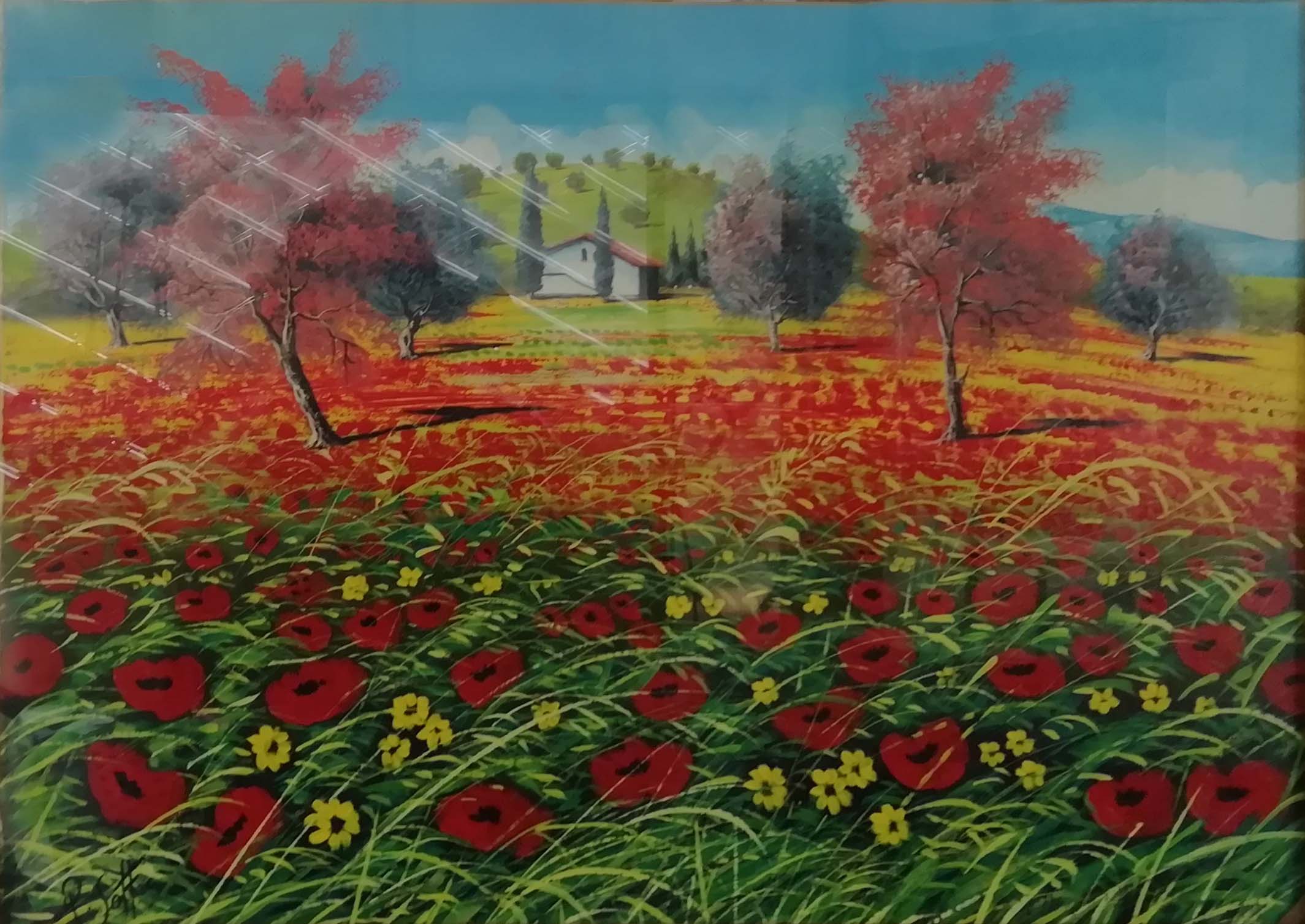 Pierpaolo Soffici - Campo de amapolas