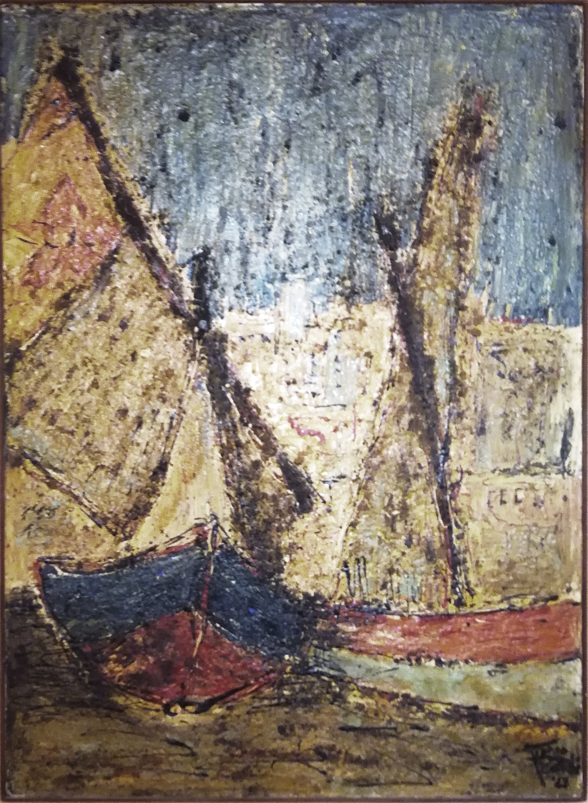 Franco Minardi - Fishing Boats in the Port