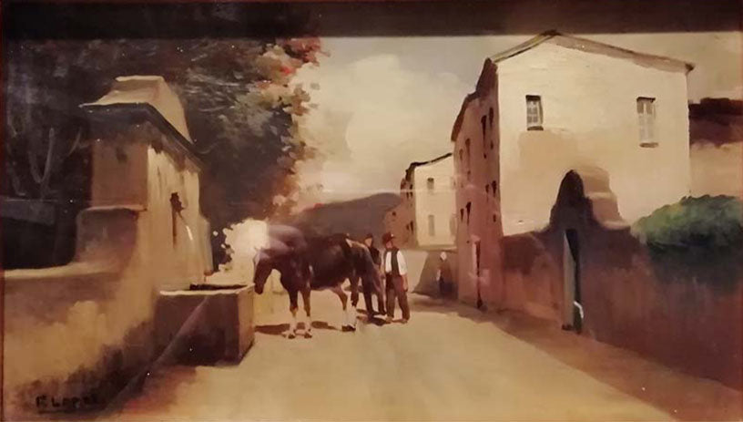 Lopez - Landscape with Horse