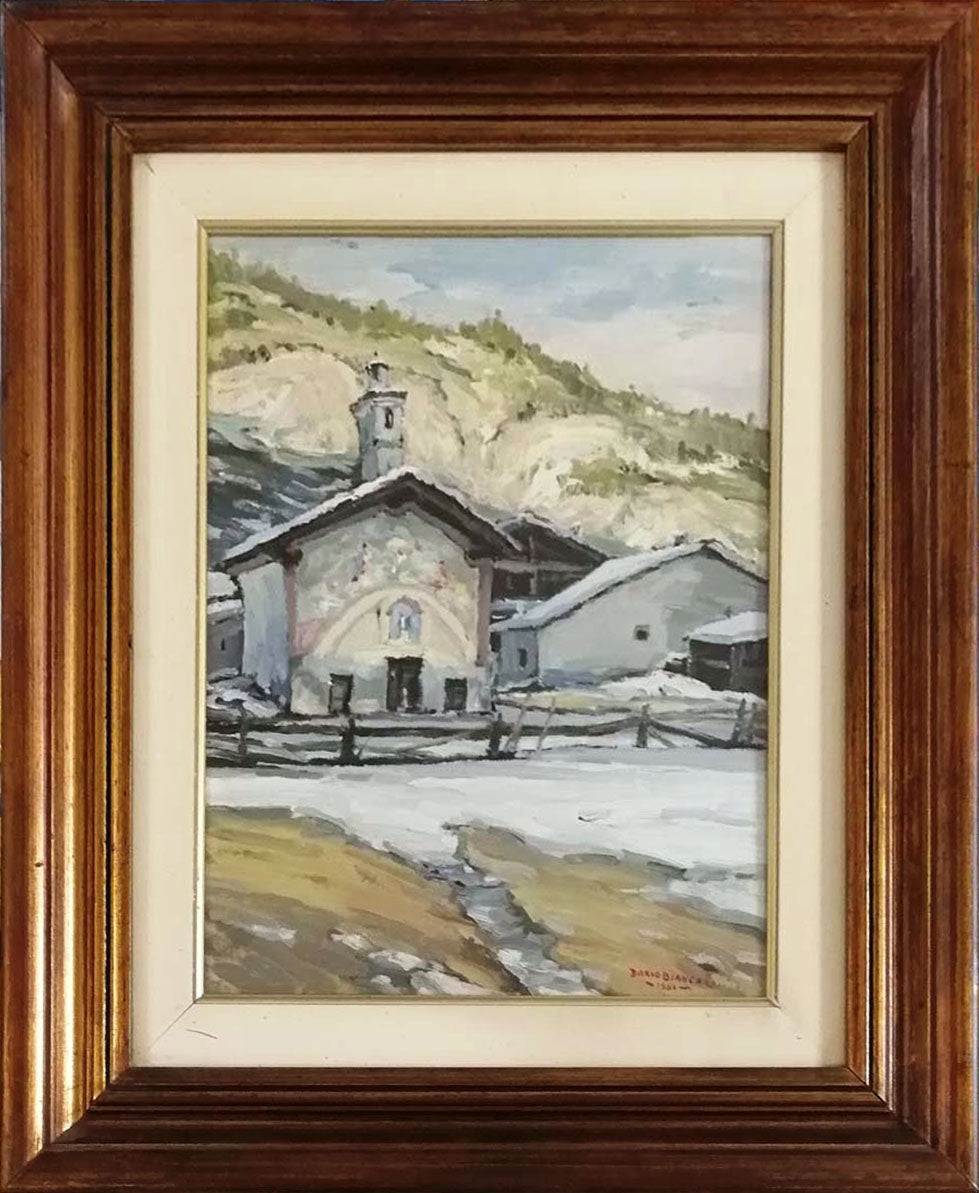 Dario Biancardi - Chiesetta in valle d'Aosta
