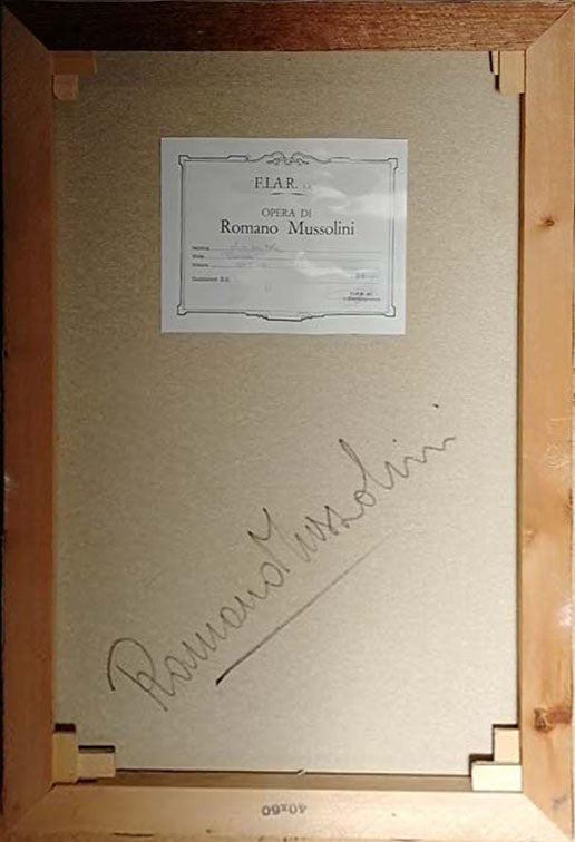 Romano Mussolini - Pagliaccio con papillon