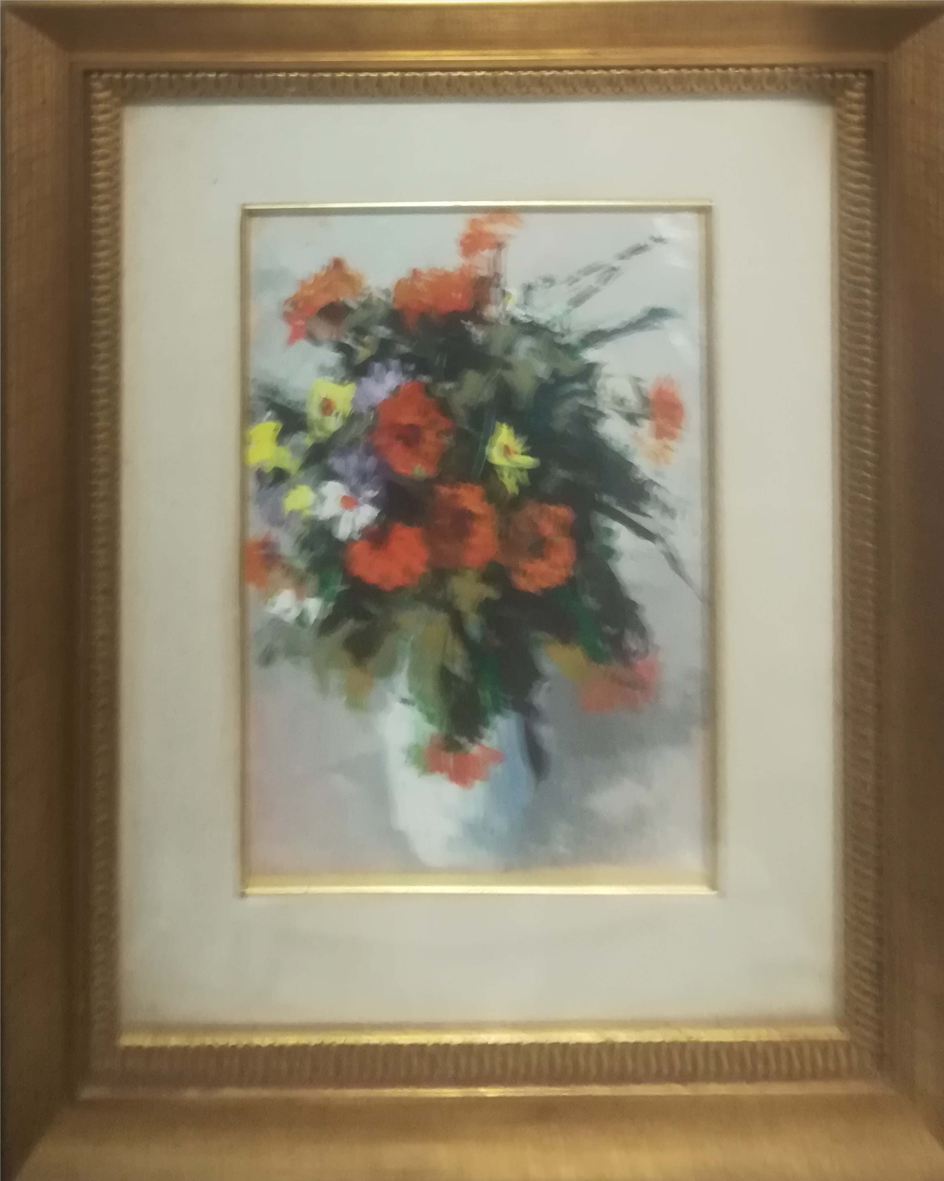 Eugenio Poppi - Vase of Flowers