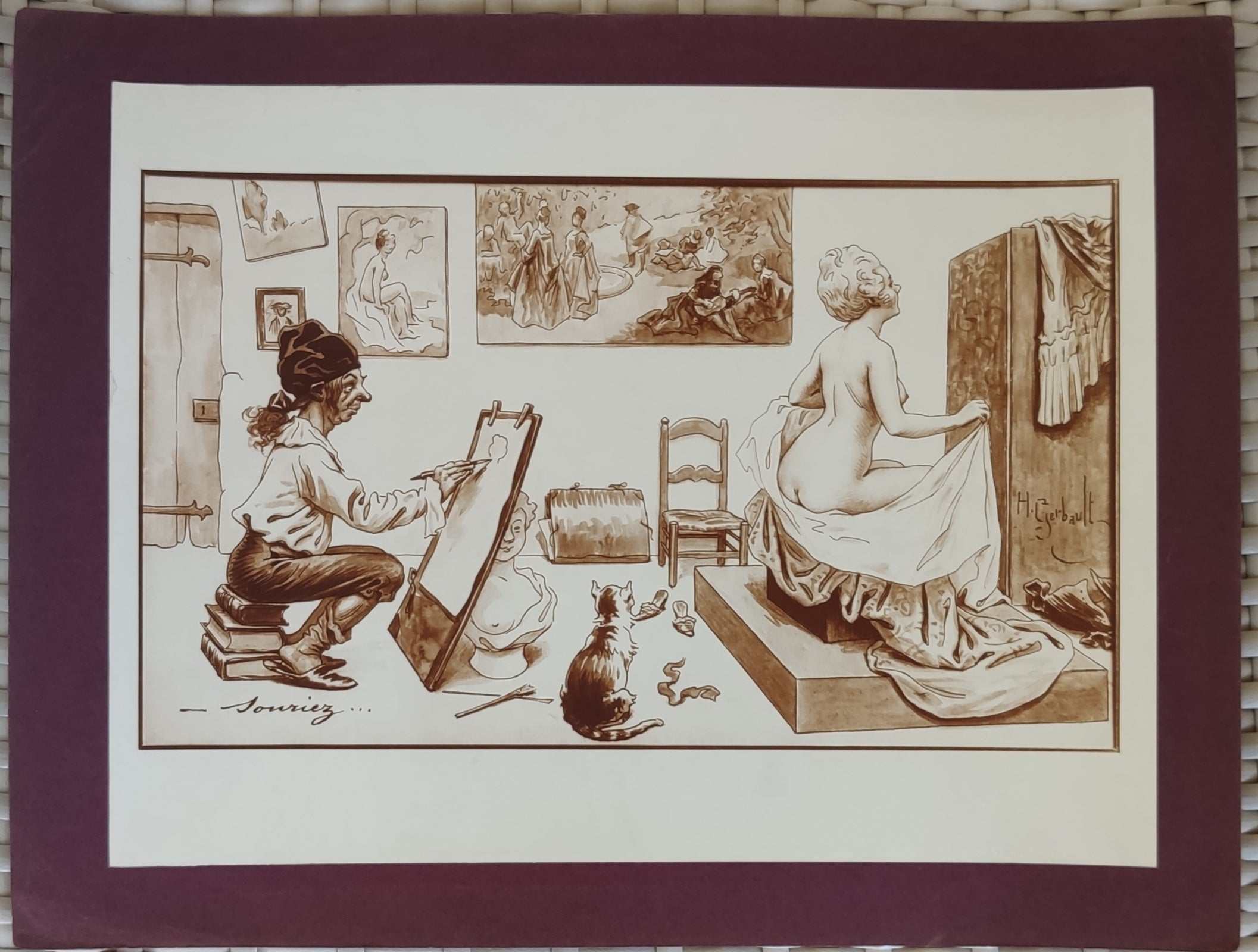 Collection of Erotic Prints - Salon de Humoristes