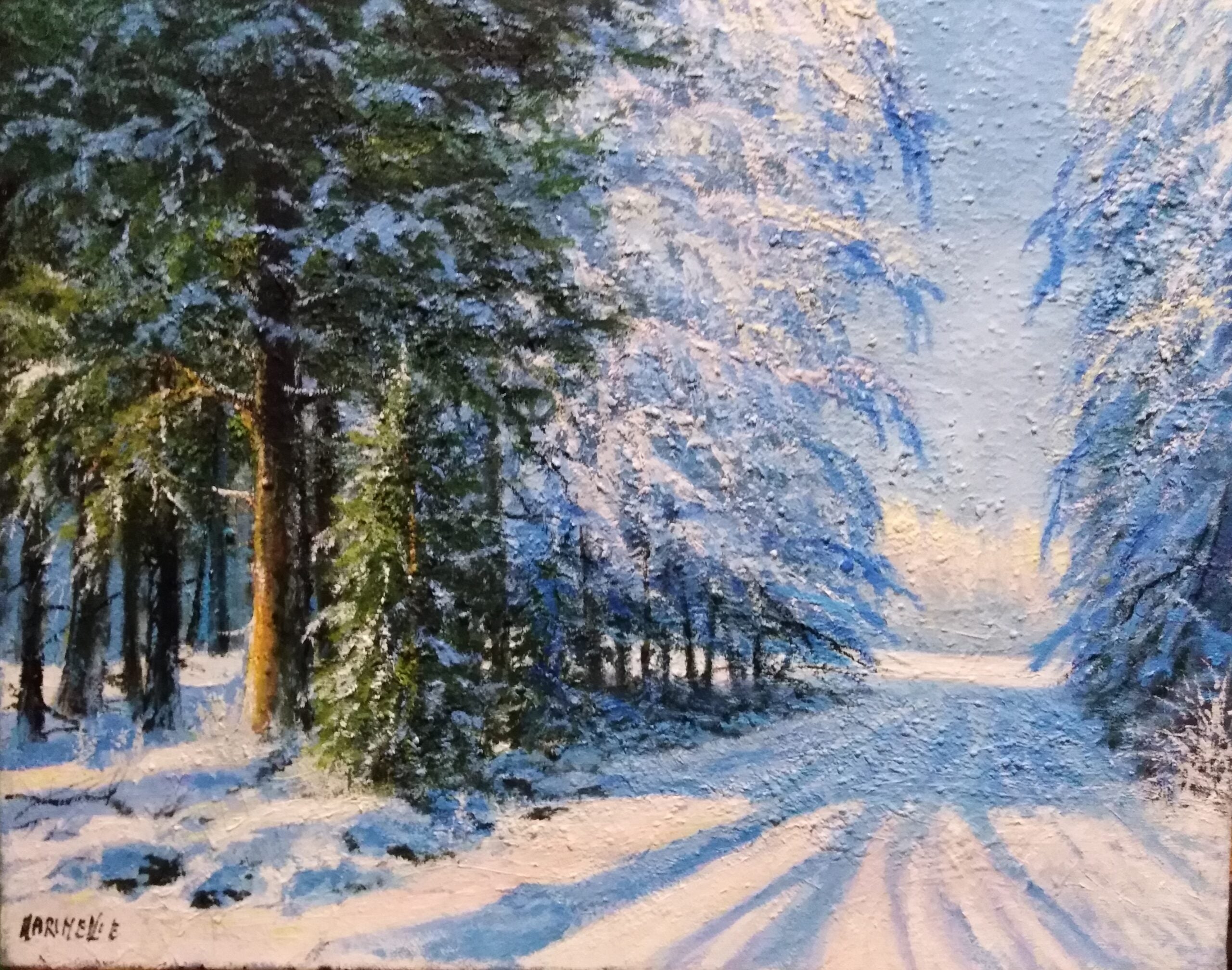 Ettore Marinelli - Bosque nevado