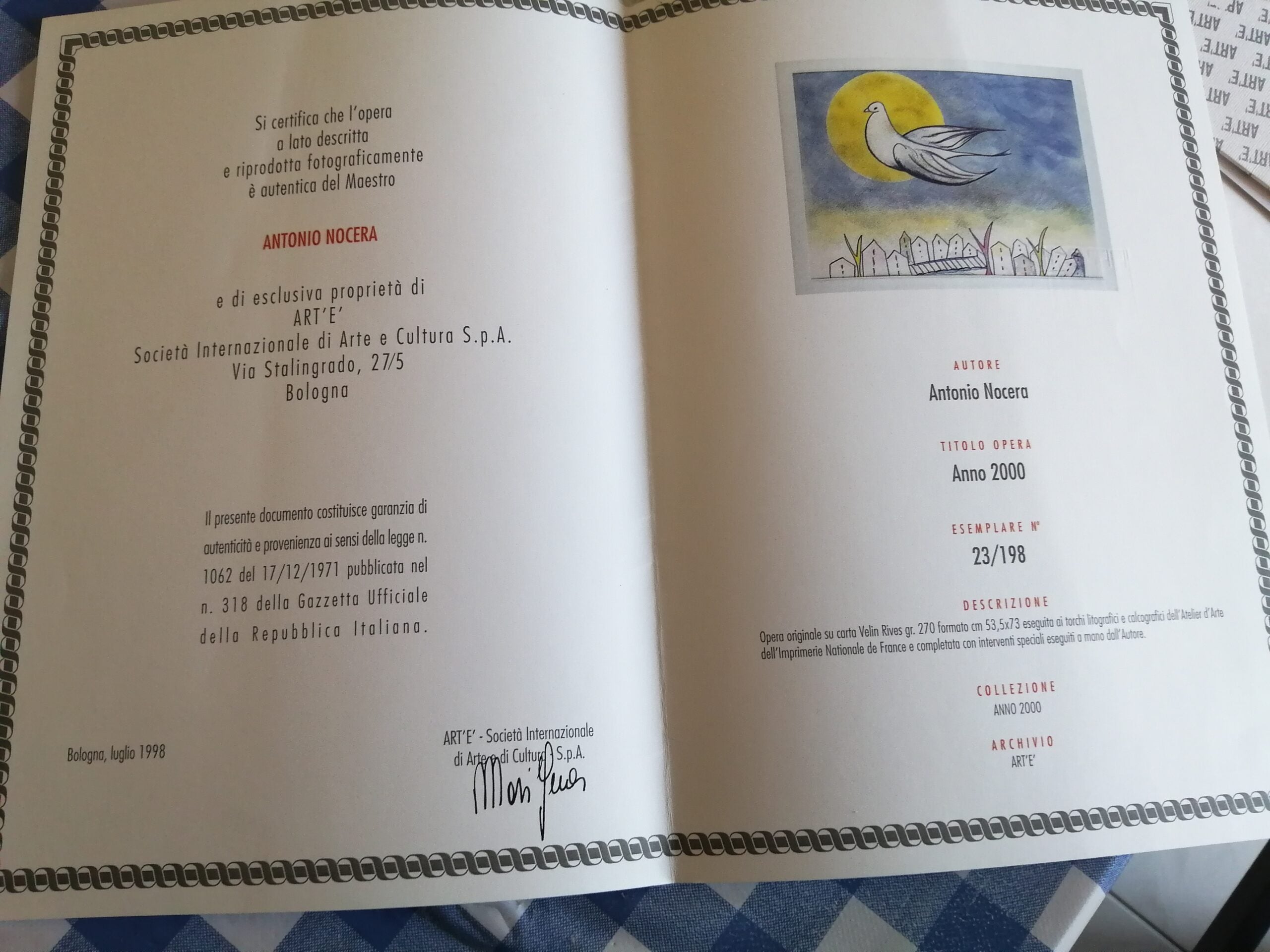 Antonio Nocera - Año 2000