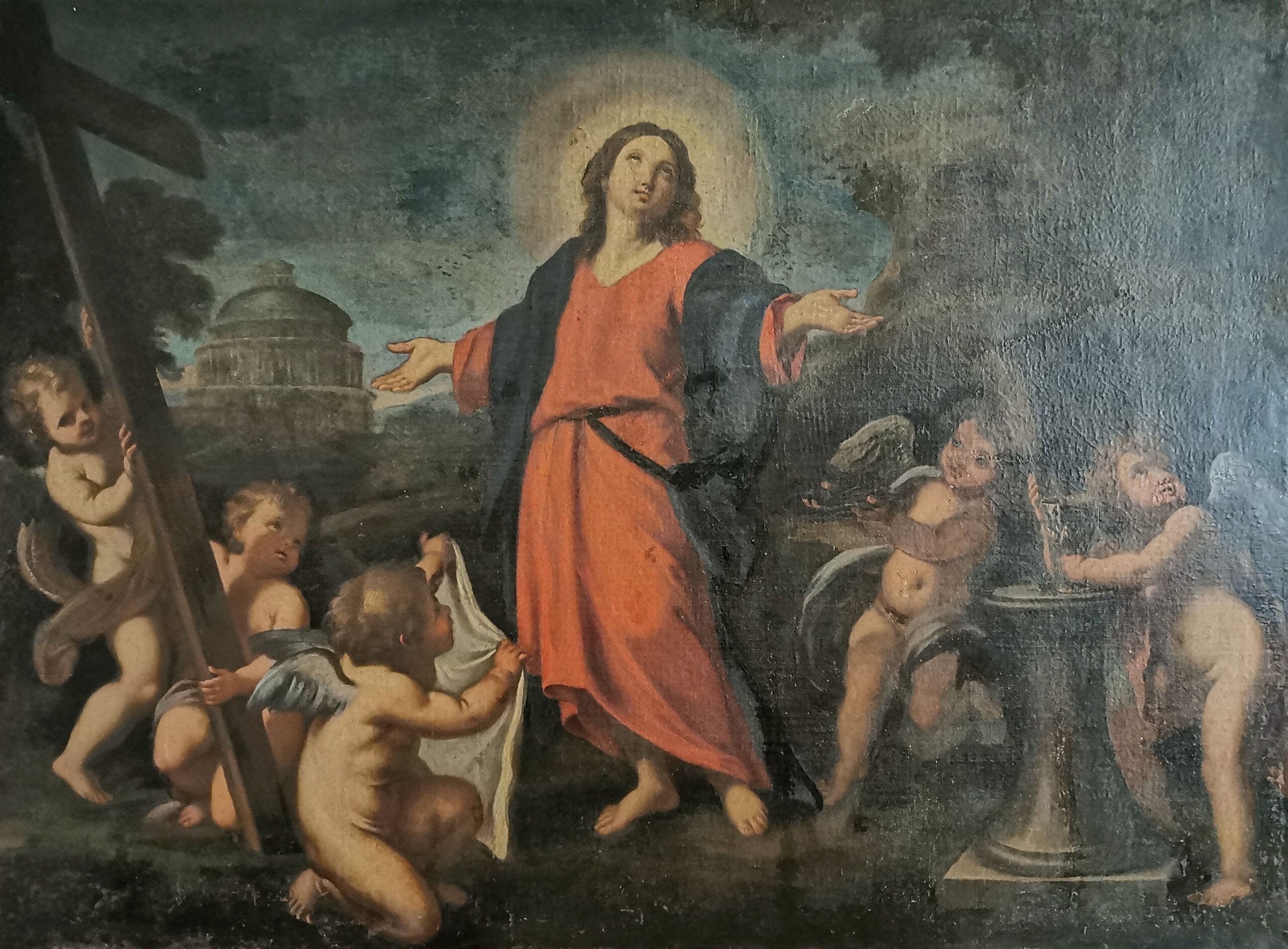 Autor desconocido - Cristo entre los instrumentos de la Pasión