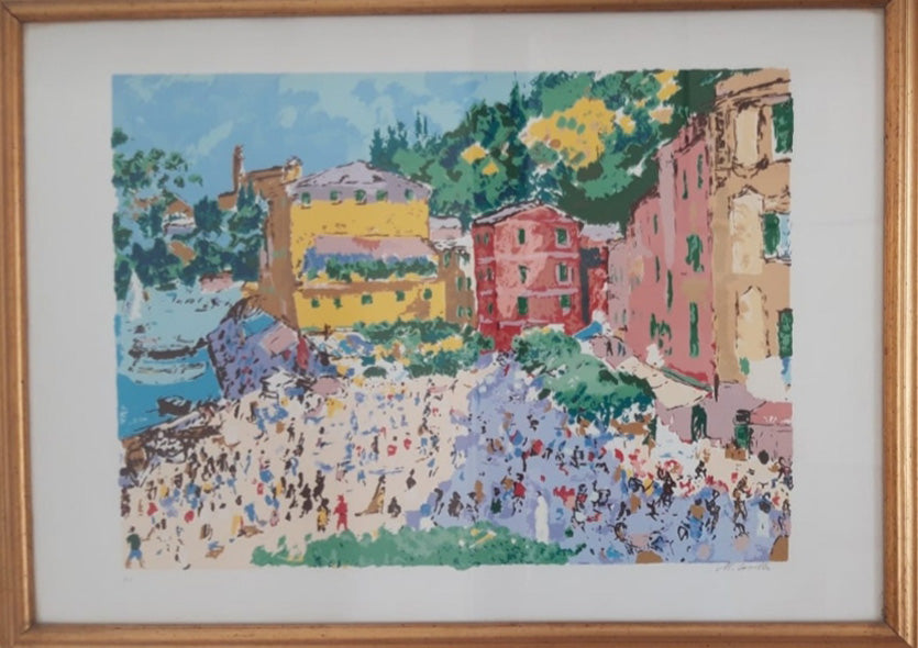 Michele Cascella - Gente en Portofino