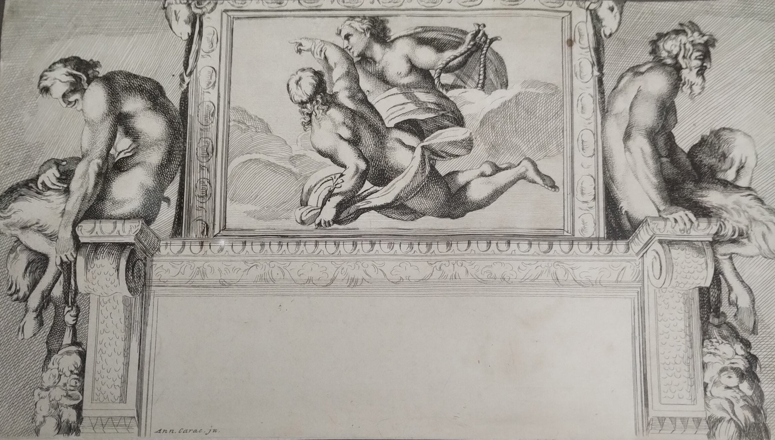 Copia de Annibale Caracci - Faunos, ángel y águila