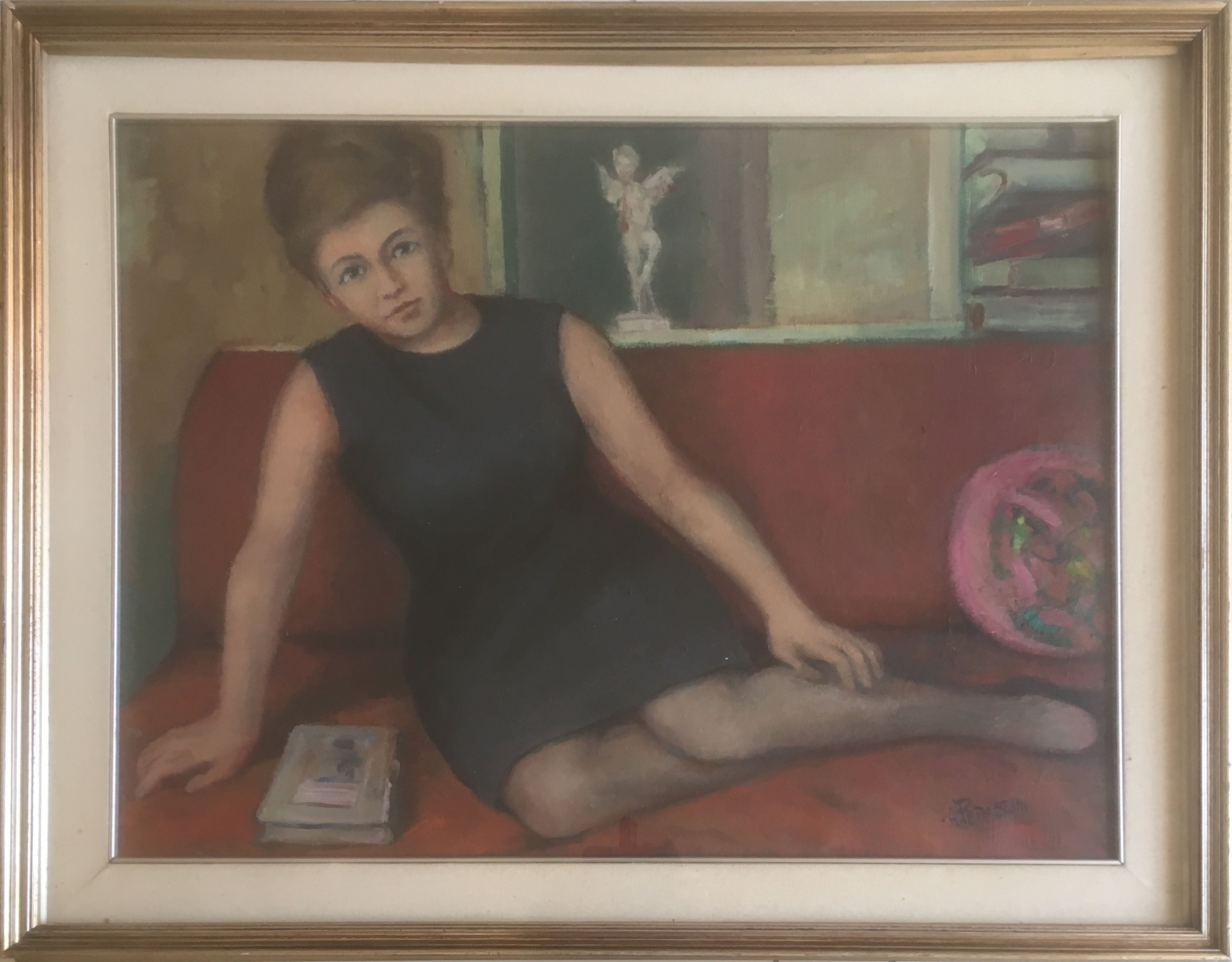 A. Perazzini - Mujer en el sofá