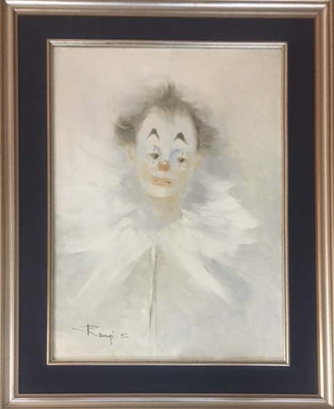 Opera figurativa a olio su tela di Sergio Raugi