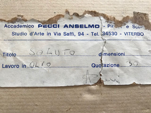 Anselmo Pecci - El saludo