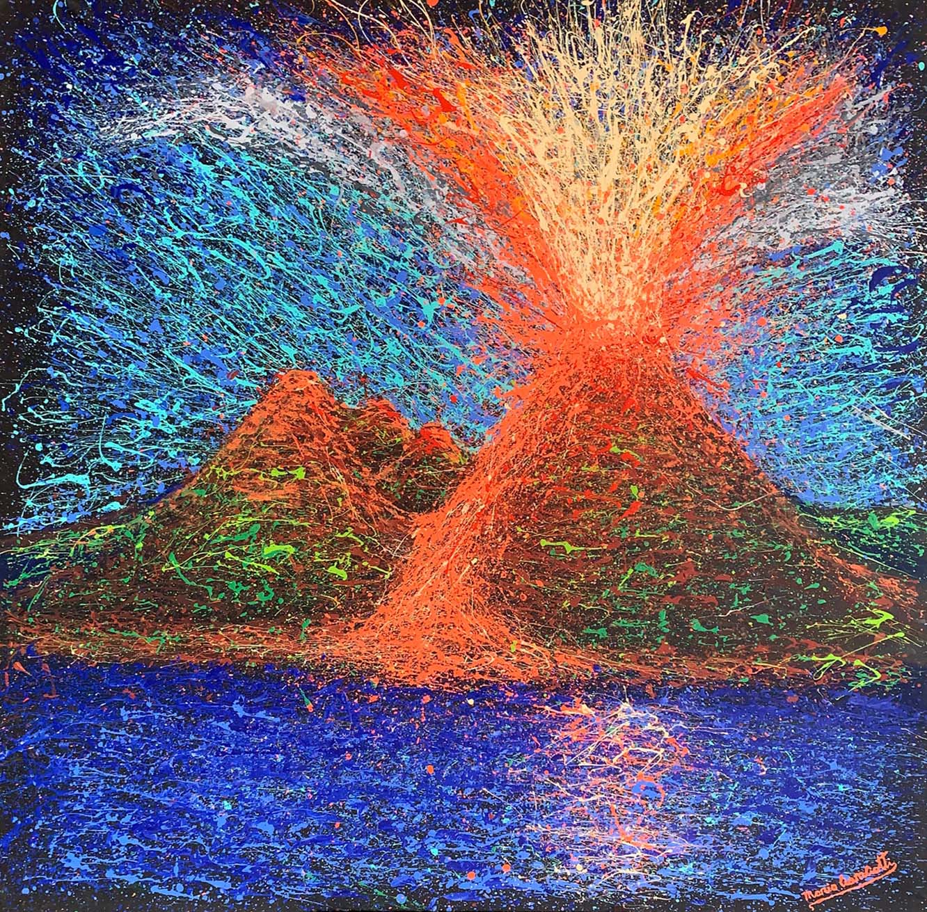 Mario Cianciotti - Eruption of Vesuvius