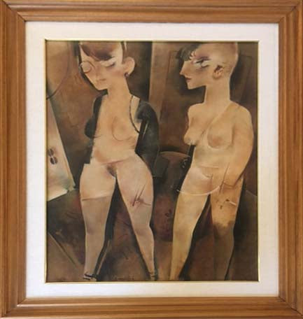 Opera figurativa di Alberto Manfredi con figure
