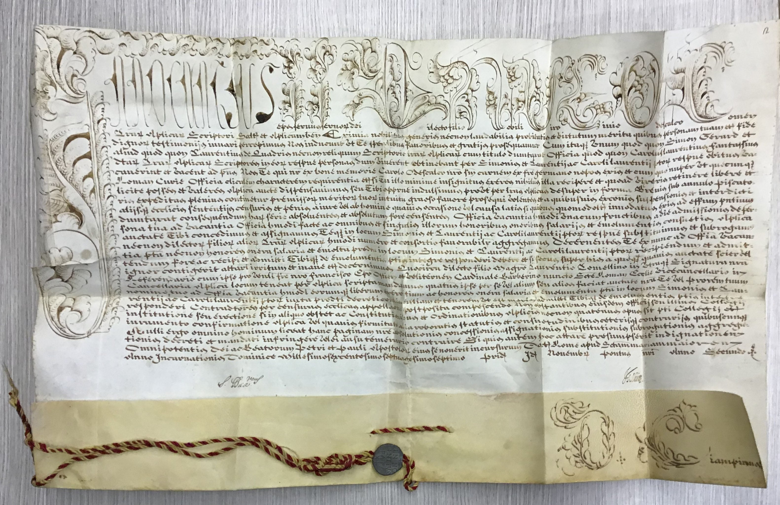 Bula del Papa Inocencio XI
