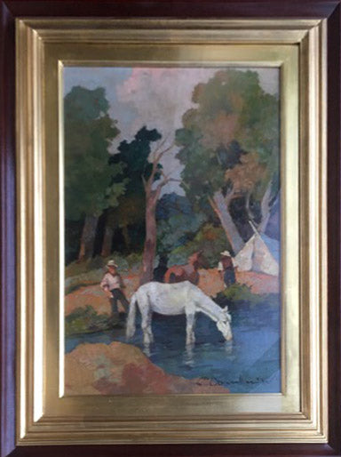 Carlo Domenici - White Stallion